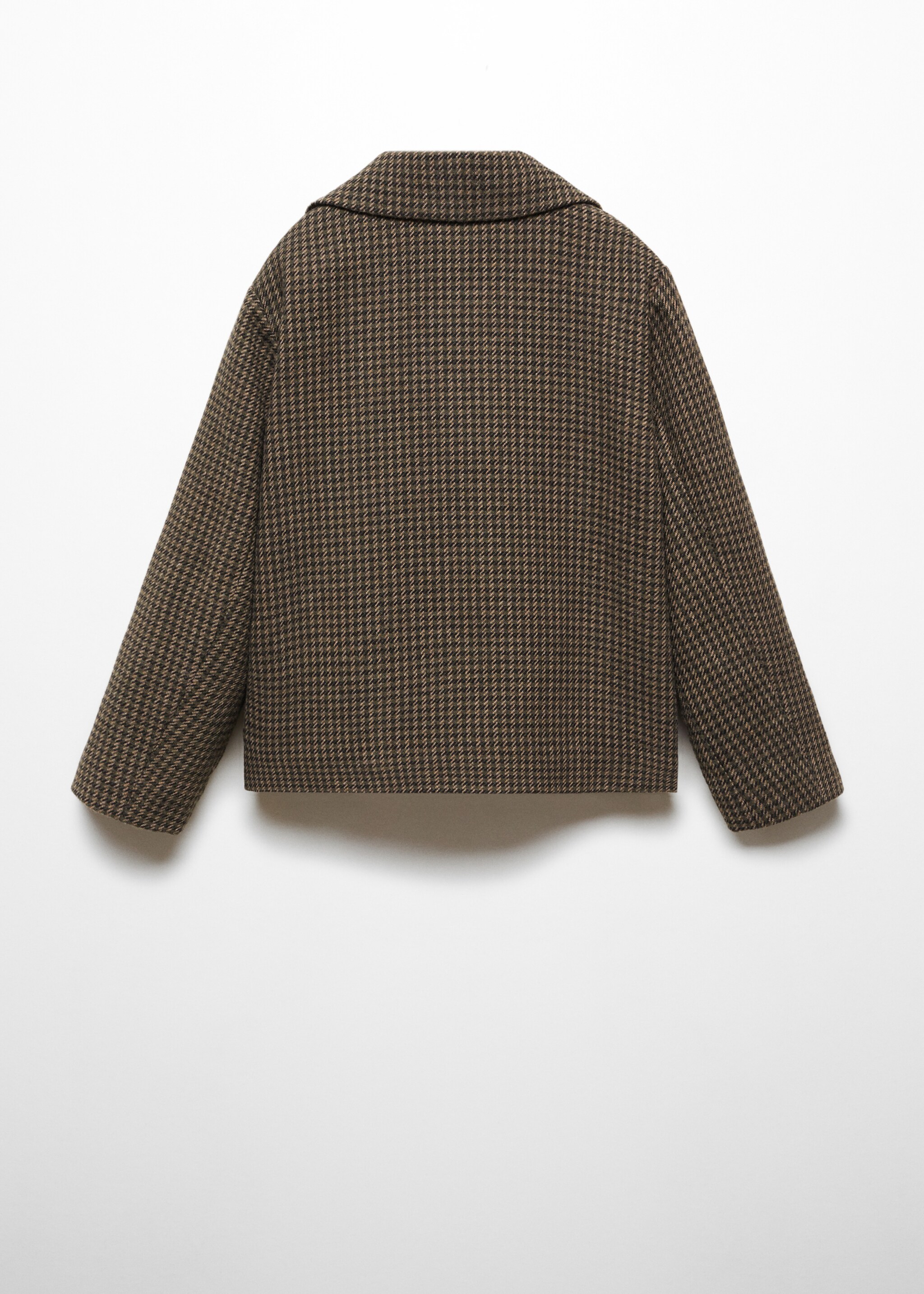 Houndstooth coat - Reverse of the article