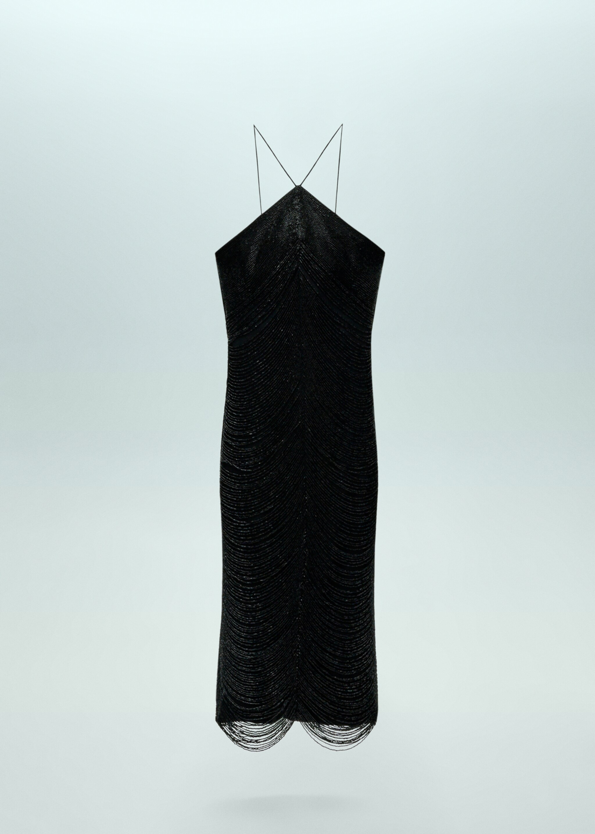 Sequined halter neck dress - Article without model