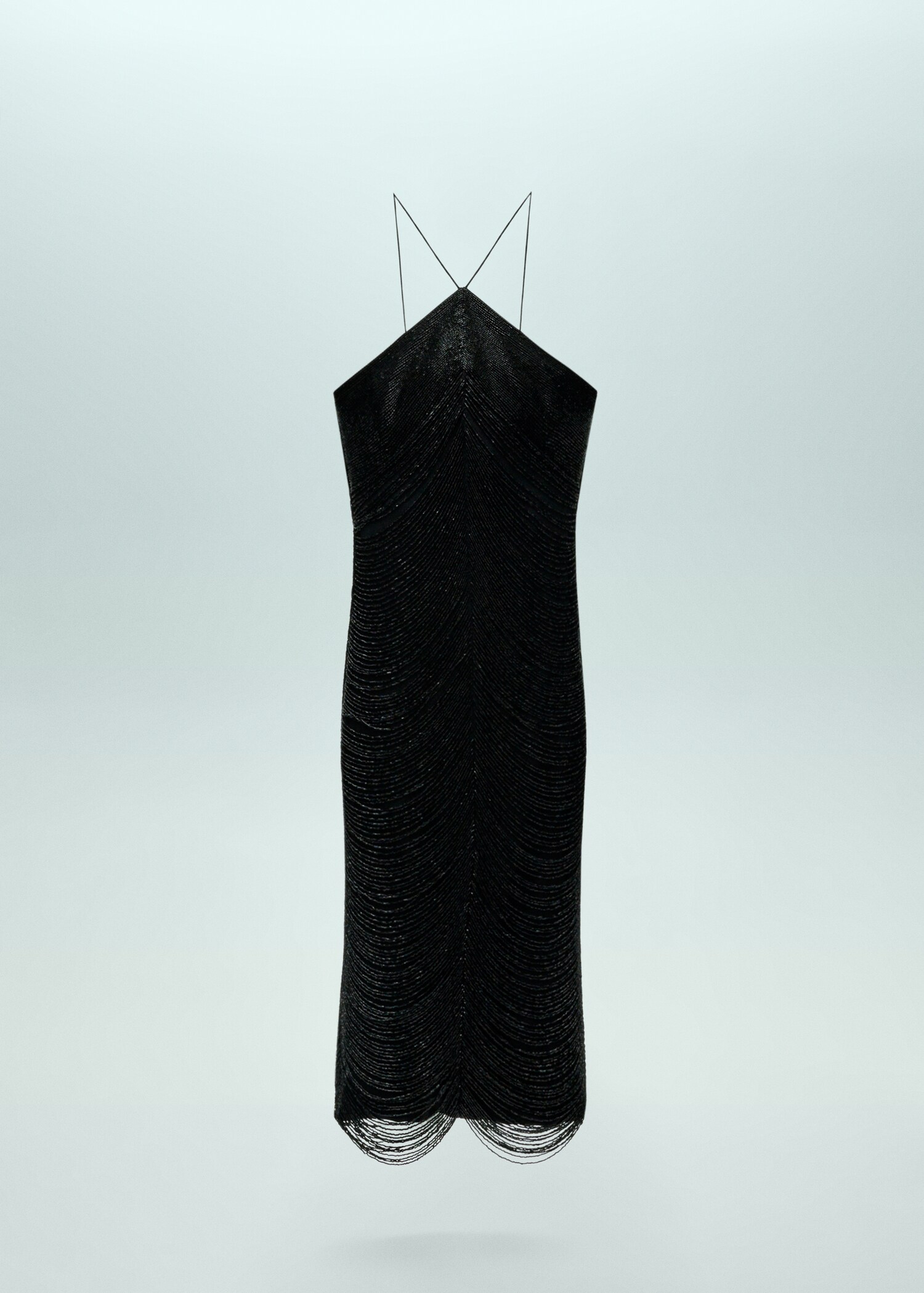 Neckholderkleid mit Pailletten - Artikel ohne Model