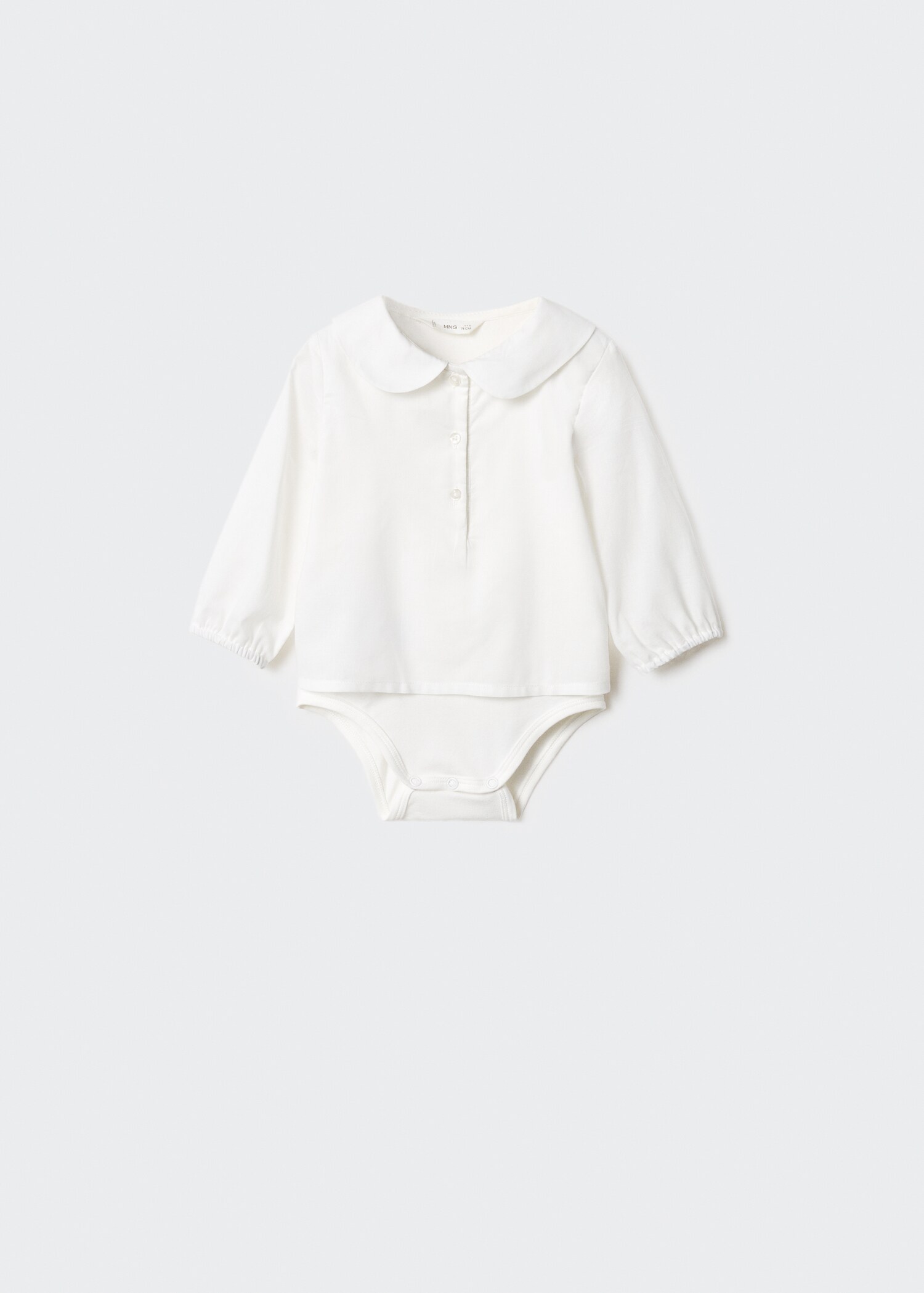 Cotton bodysuit blouse - Article without model