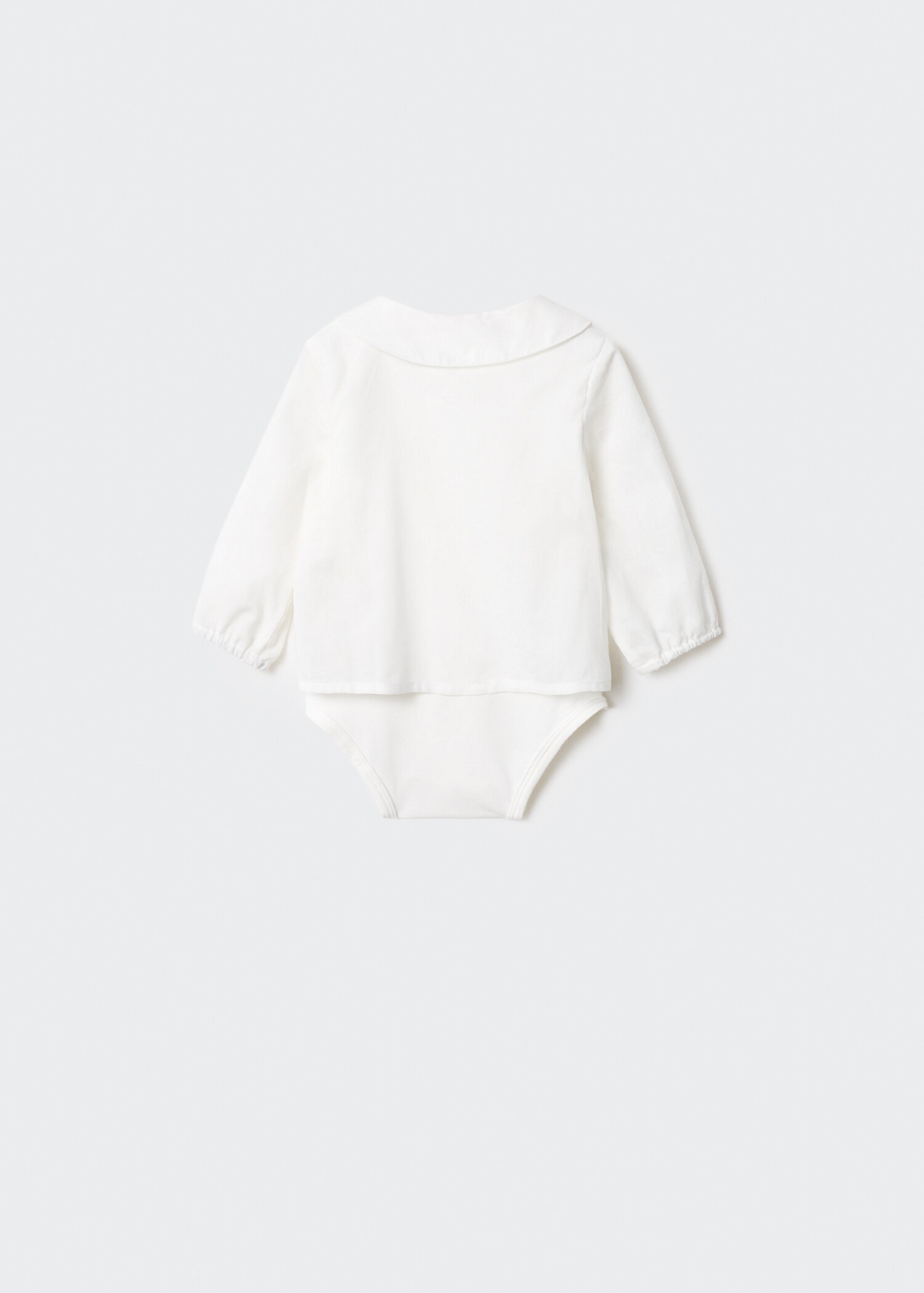Cotton bodysuit blouse - Reverse of the article