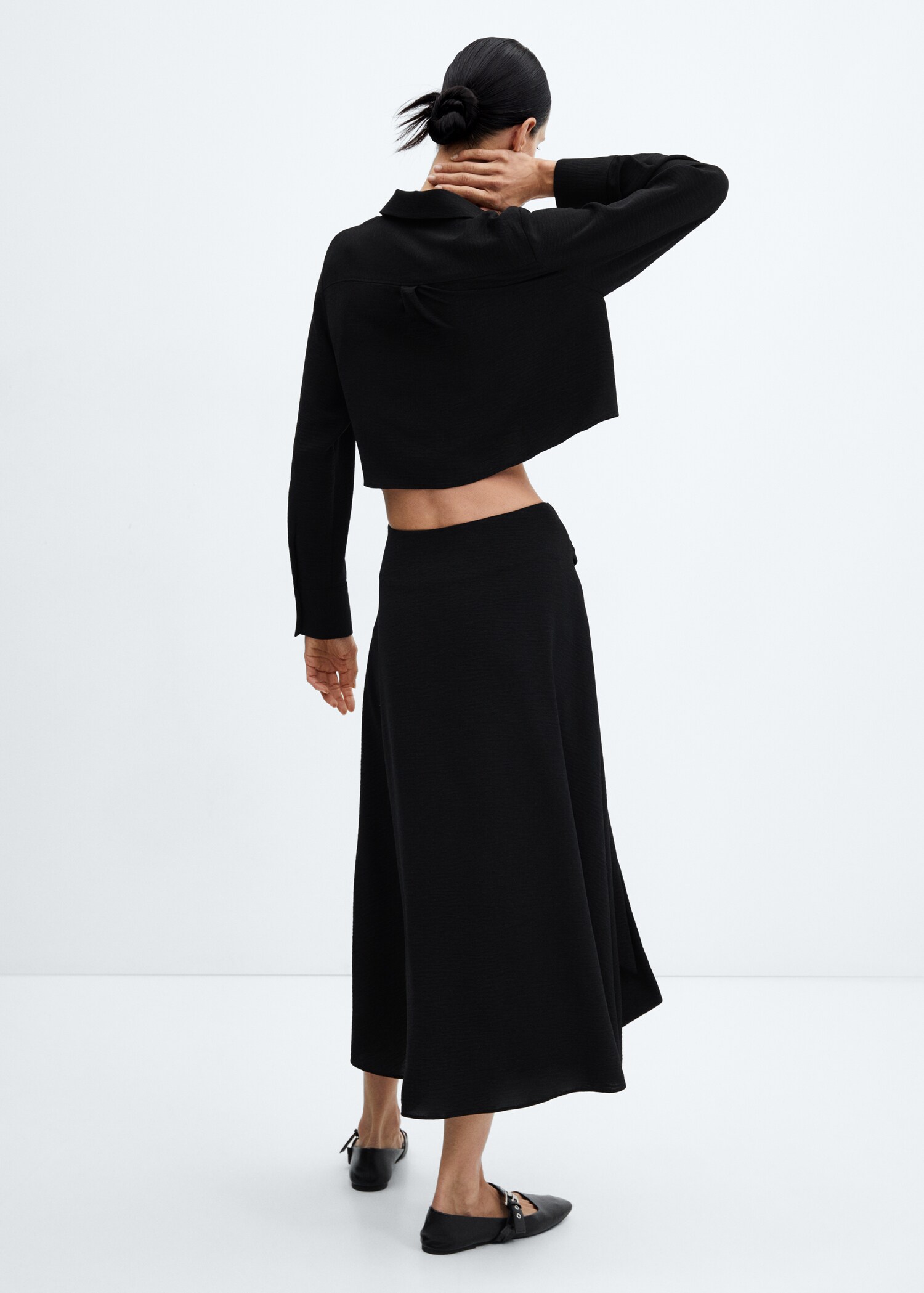 Bow midi skirt - Reverse of the article