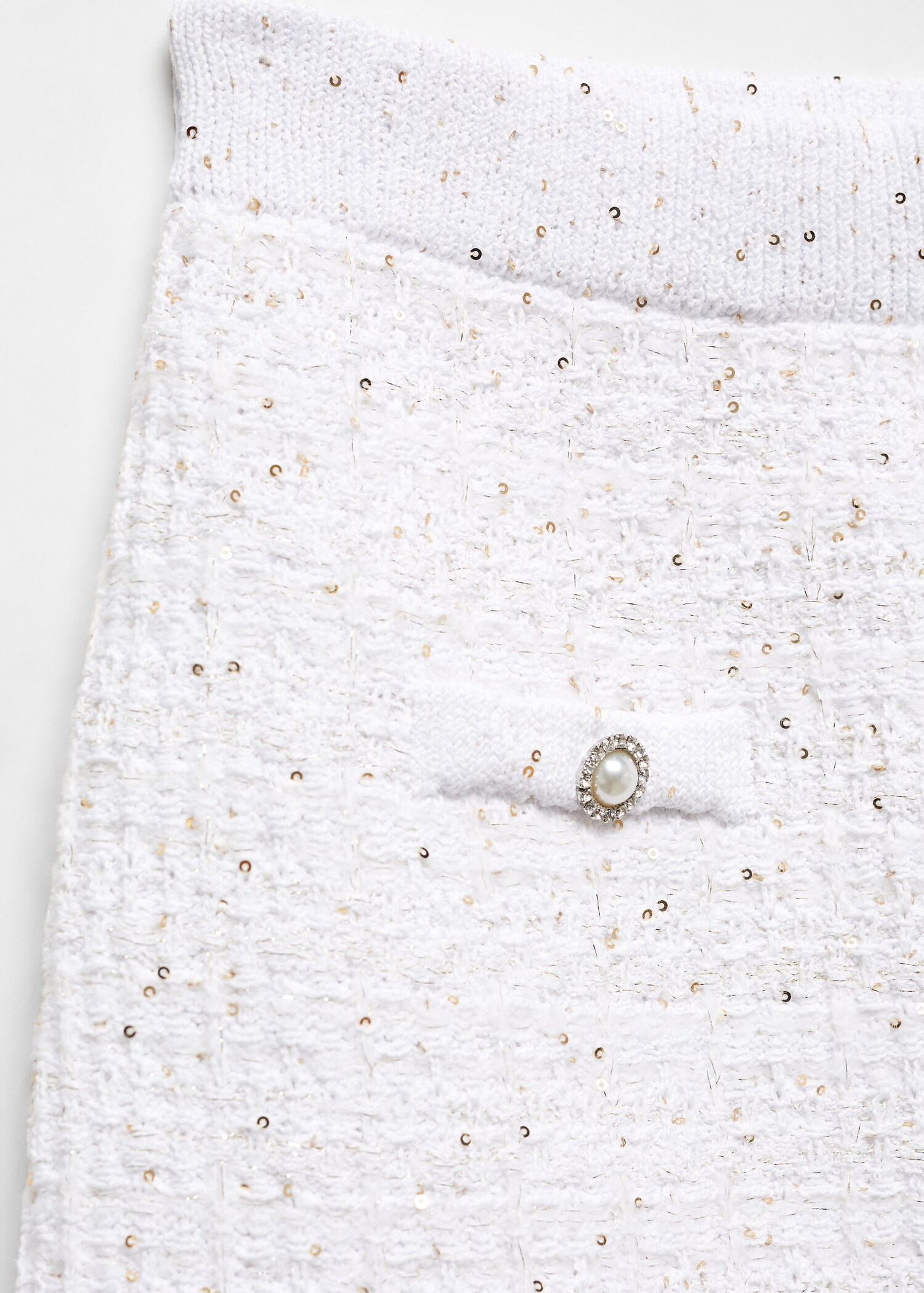 Tweed rok met knopen - Detail van het artikel 8