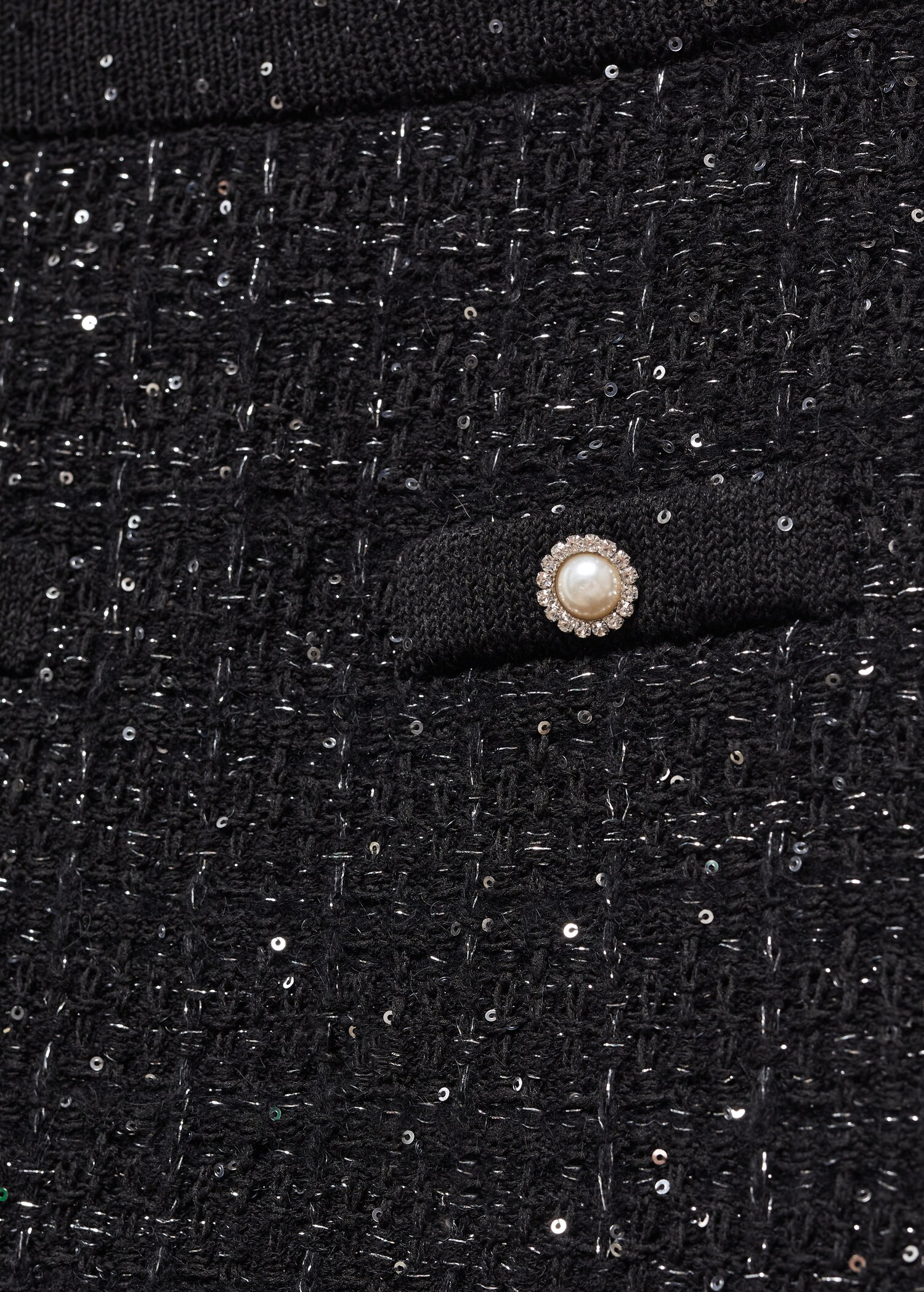 Tweed rok met knopen - Detail van het artikel 8