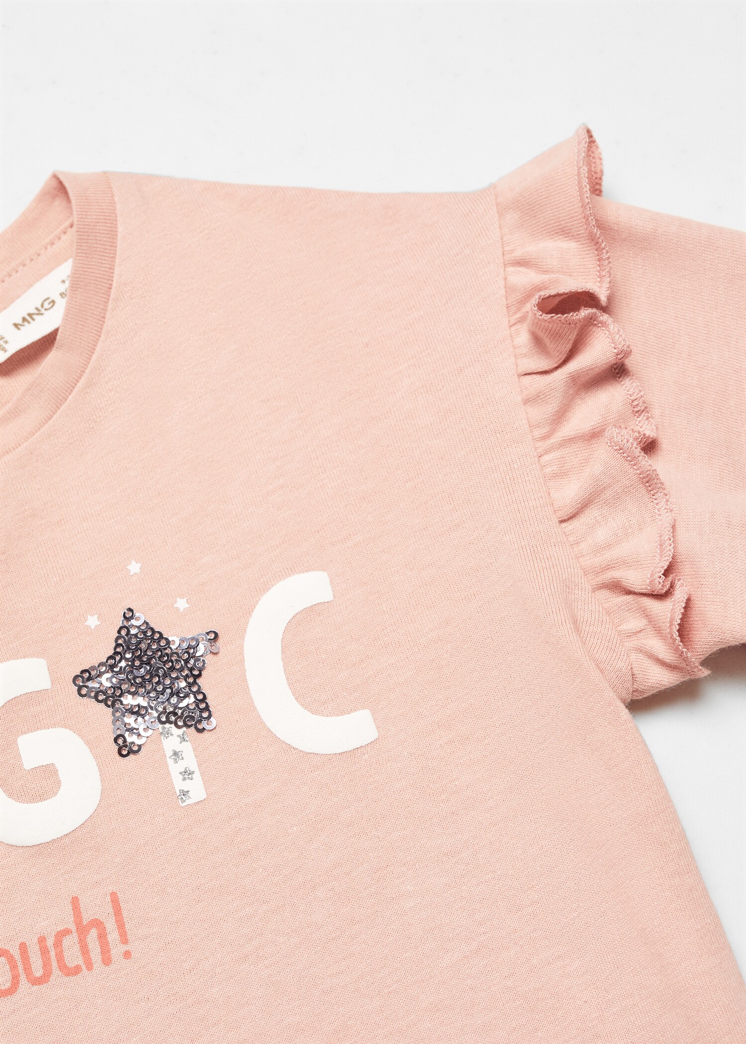 Camiseta estampada volantes - Detalle del artículo 0
