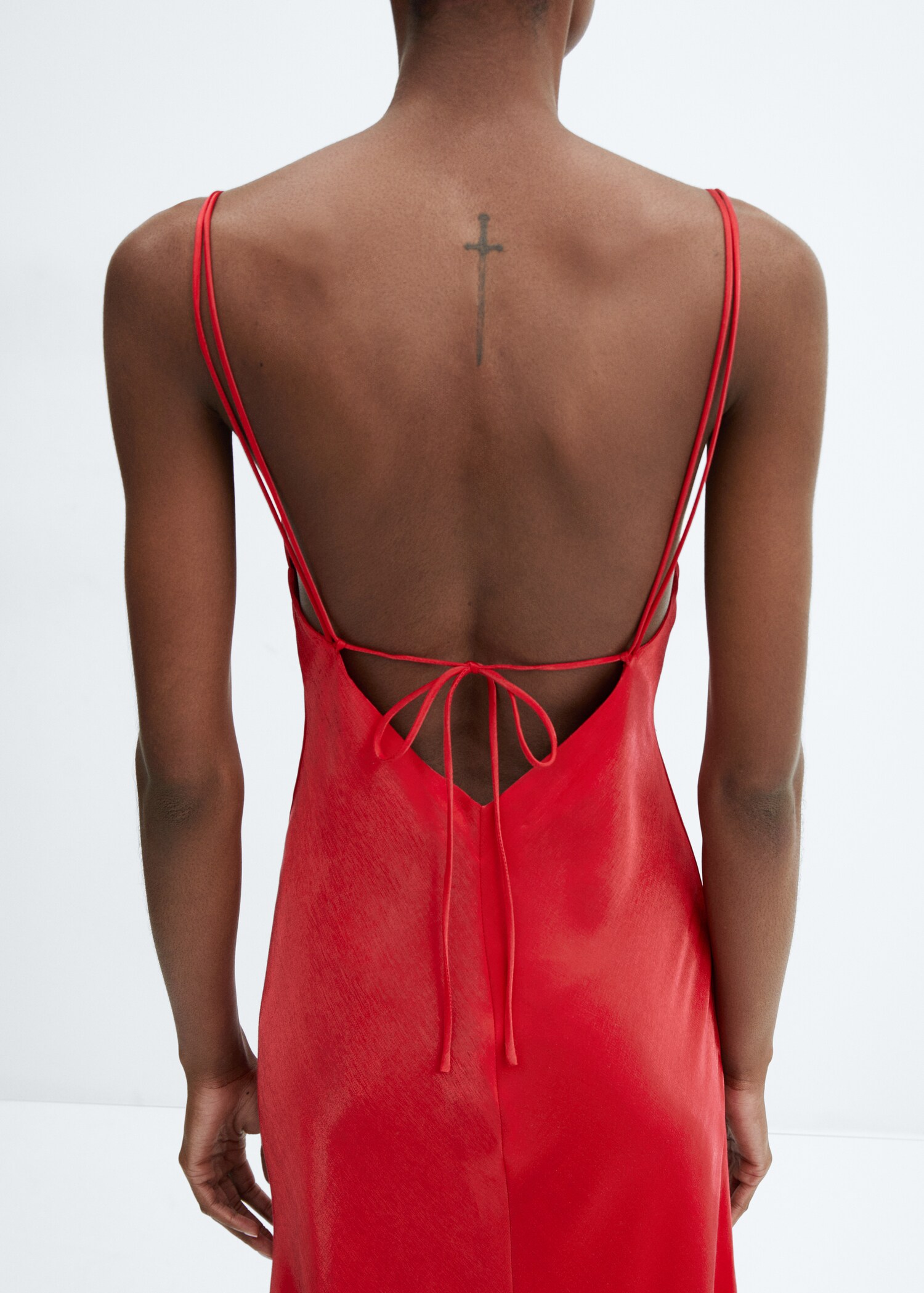 Vestido lencero satinado - Detalle del artículo 6