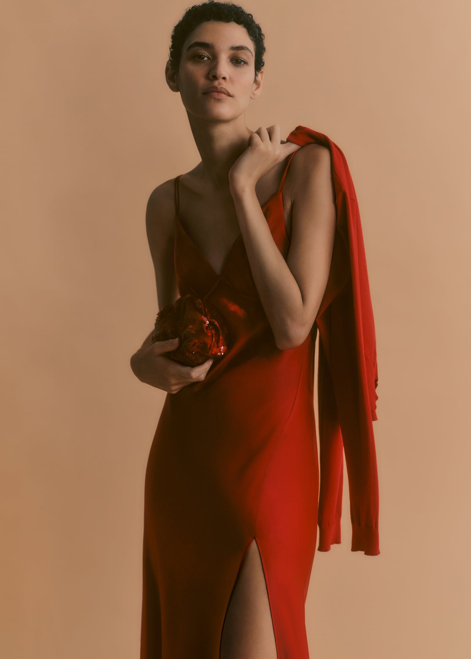 Vestido lencero satinado - Detalle del artículo 9