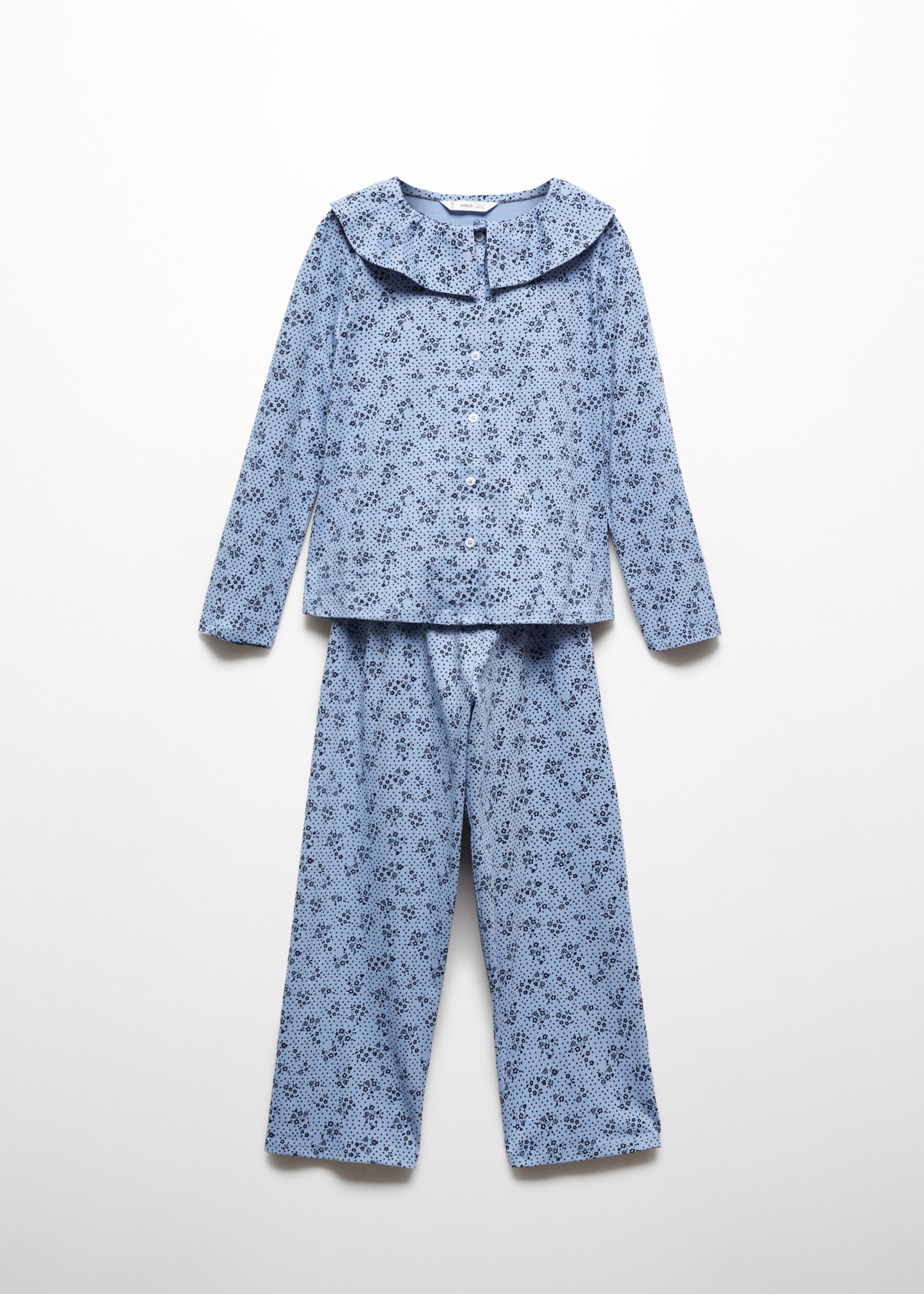 Cotton printed long pyjamas - Article without model