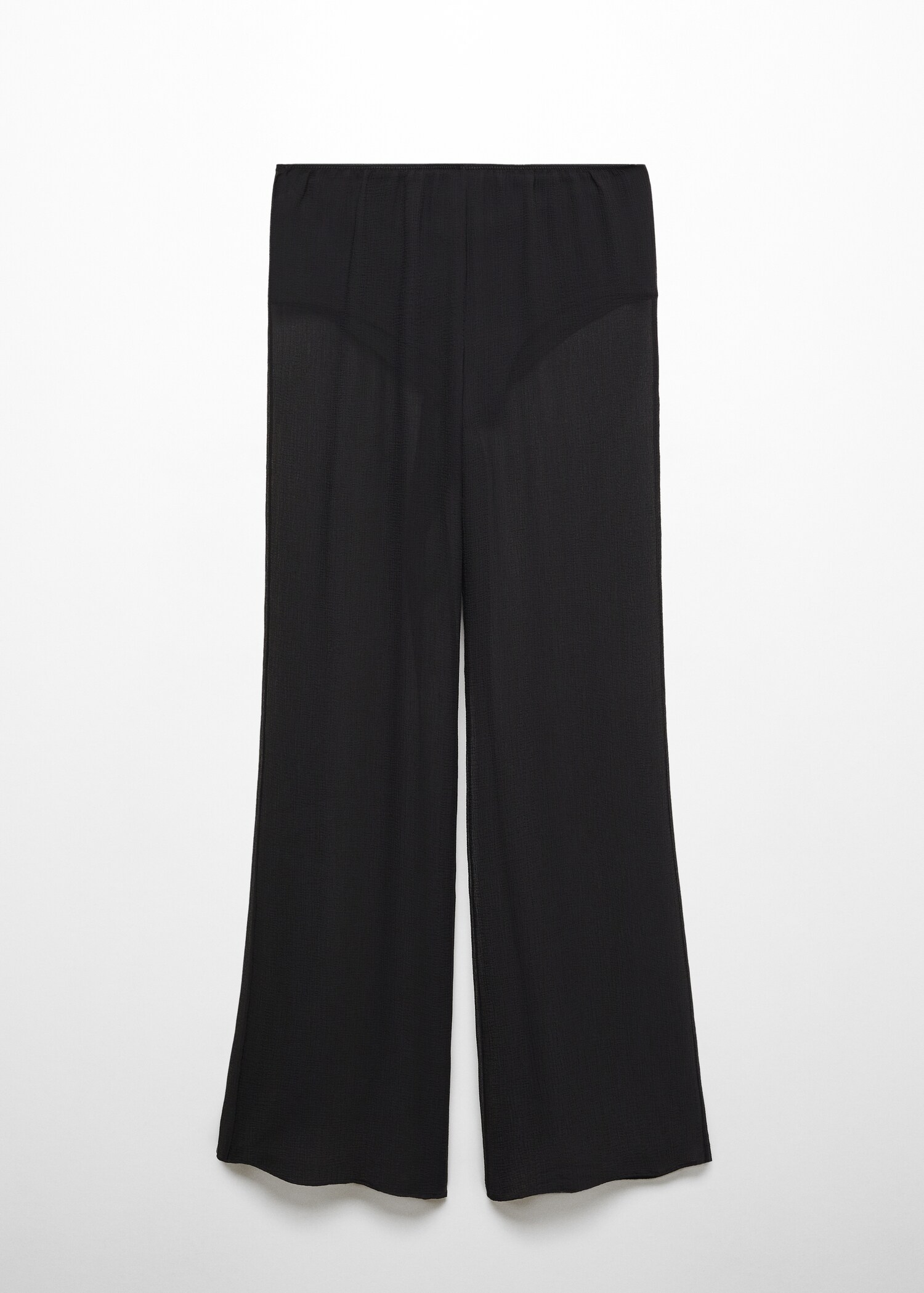 Semi-transparent wideleg trousers - Article without model