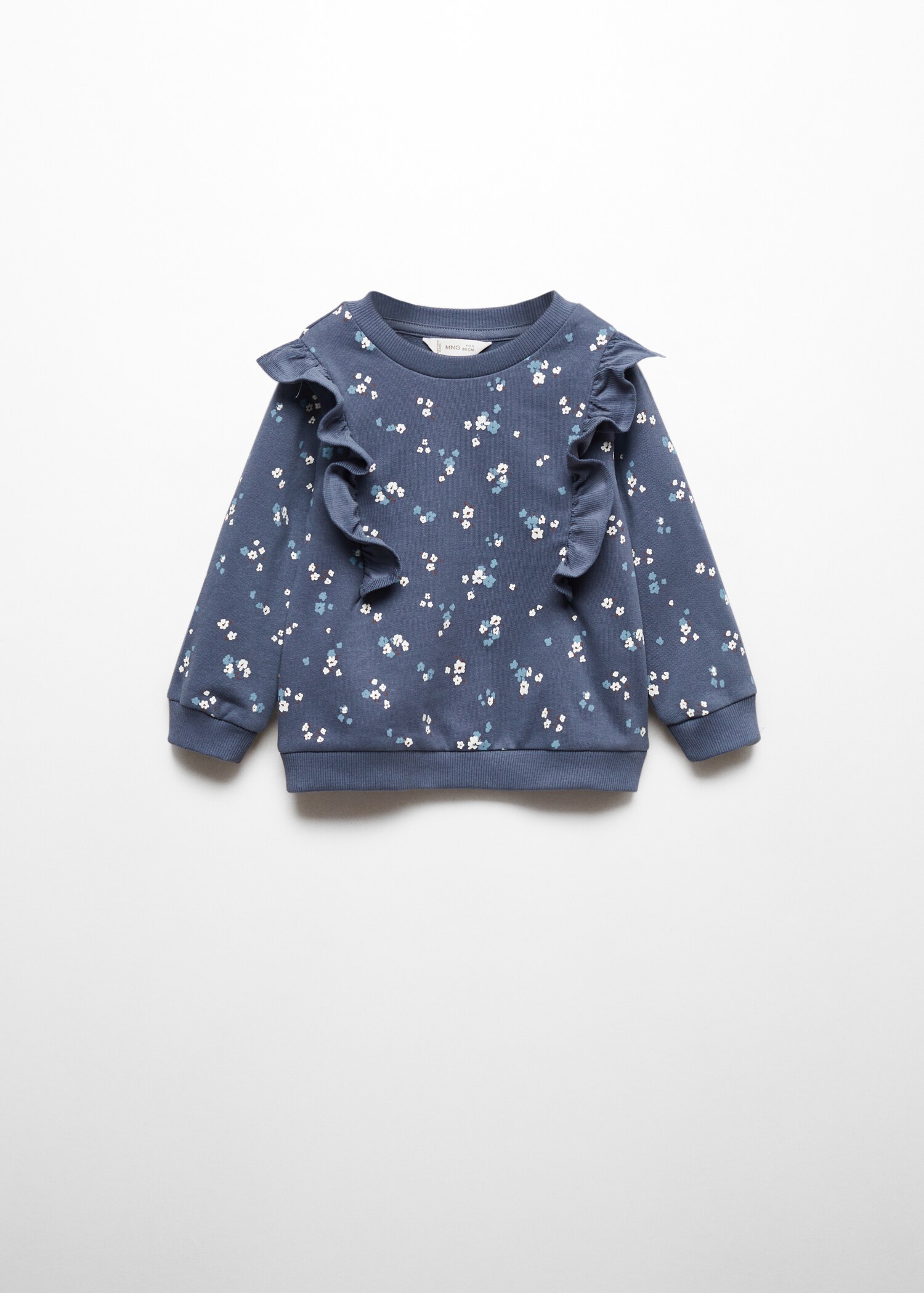 Frills printed sweatshirt - Article without model
