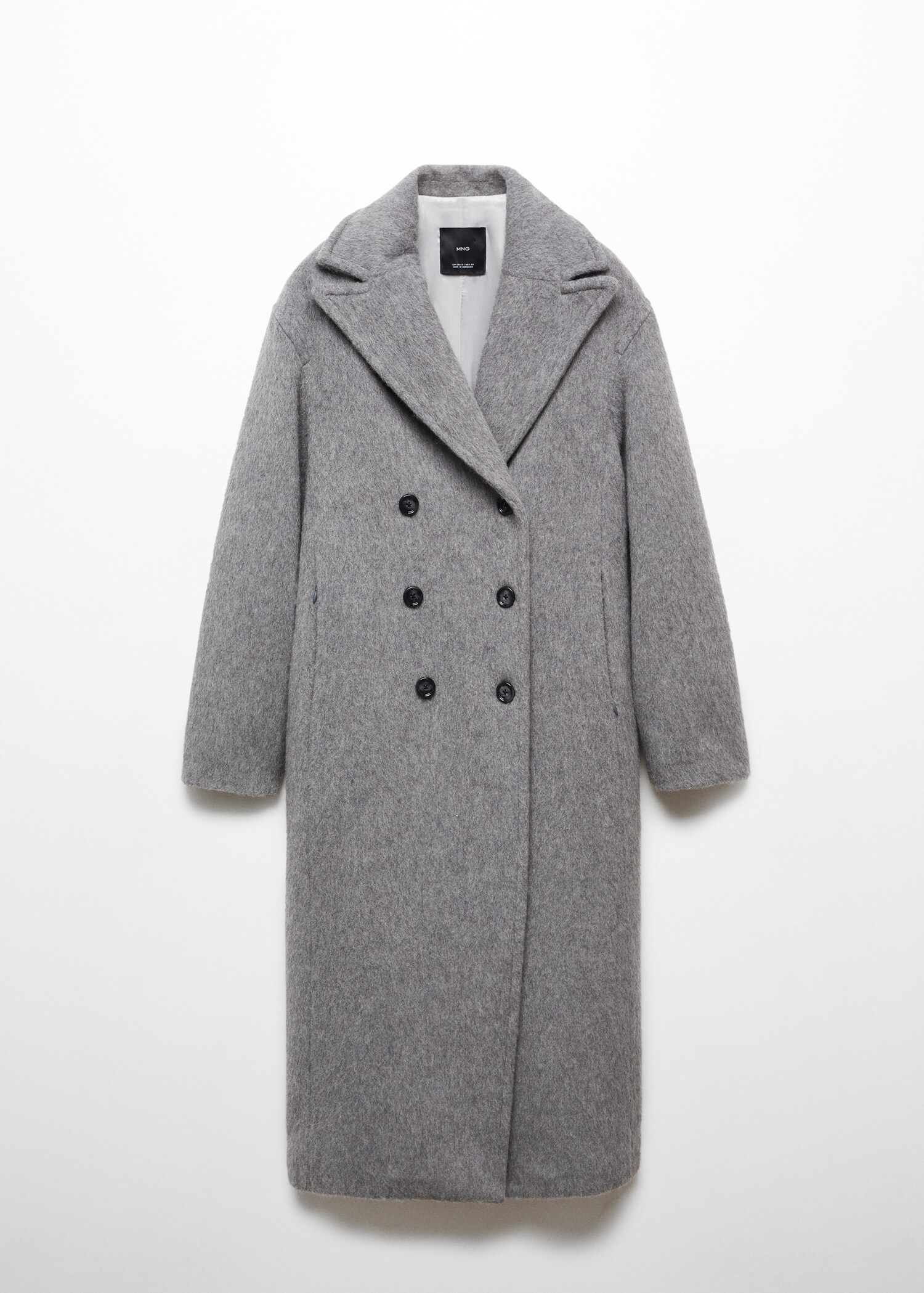 Double-breasted wool coat - Article without model