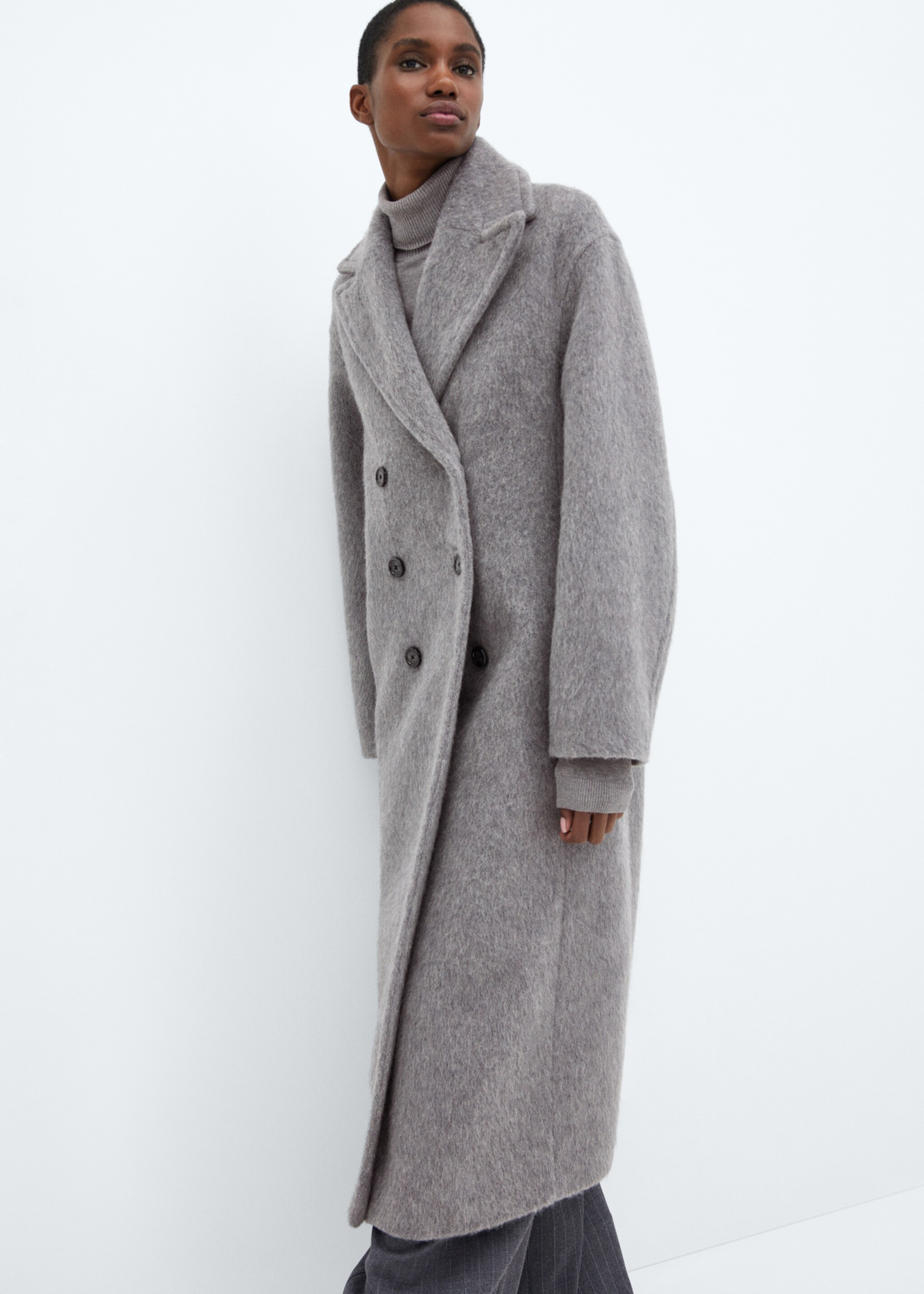 Manteau en laine à double boutonnage - Détail de l'article 2