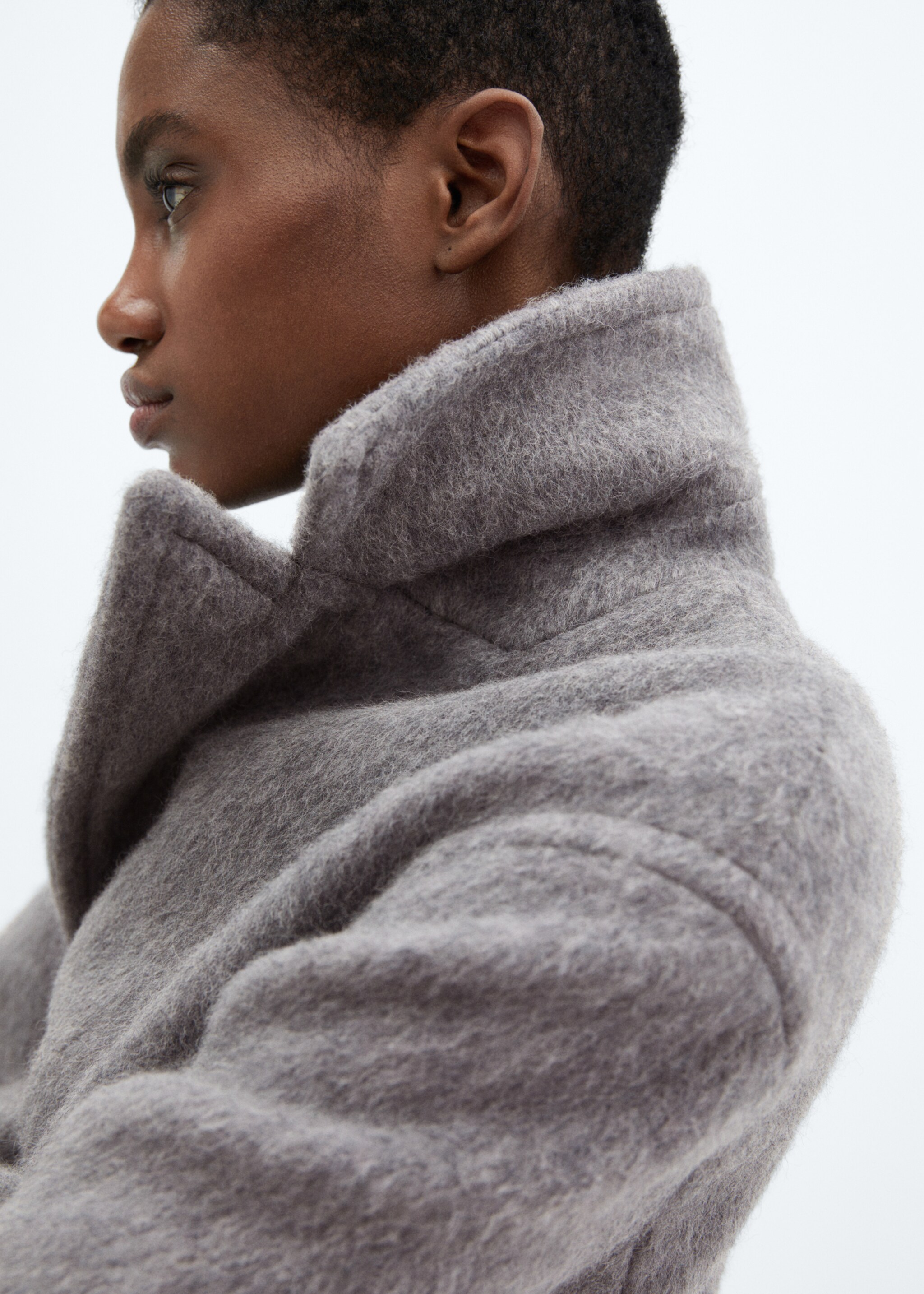 Manteau en laine à double boutonnage - Détail de l'article 4