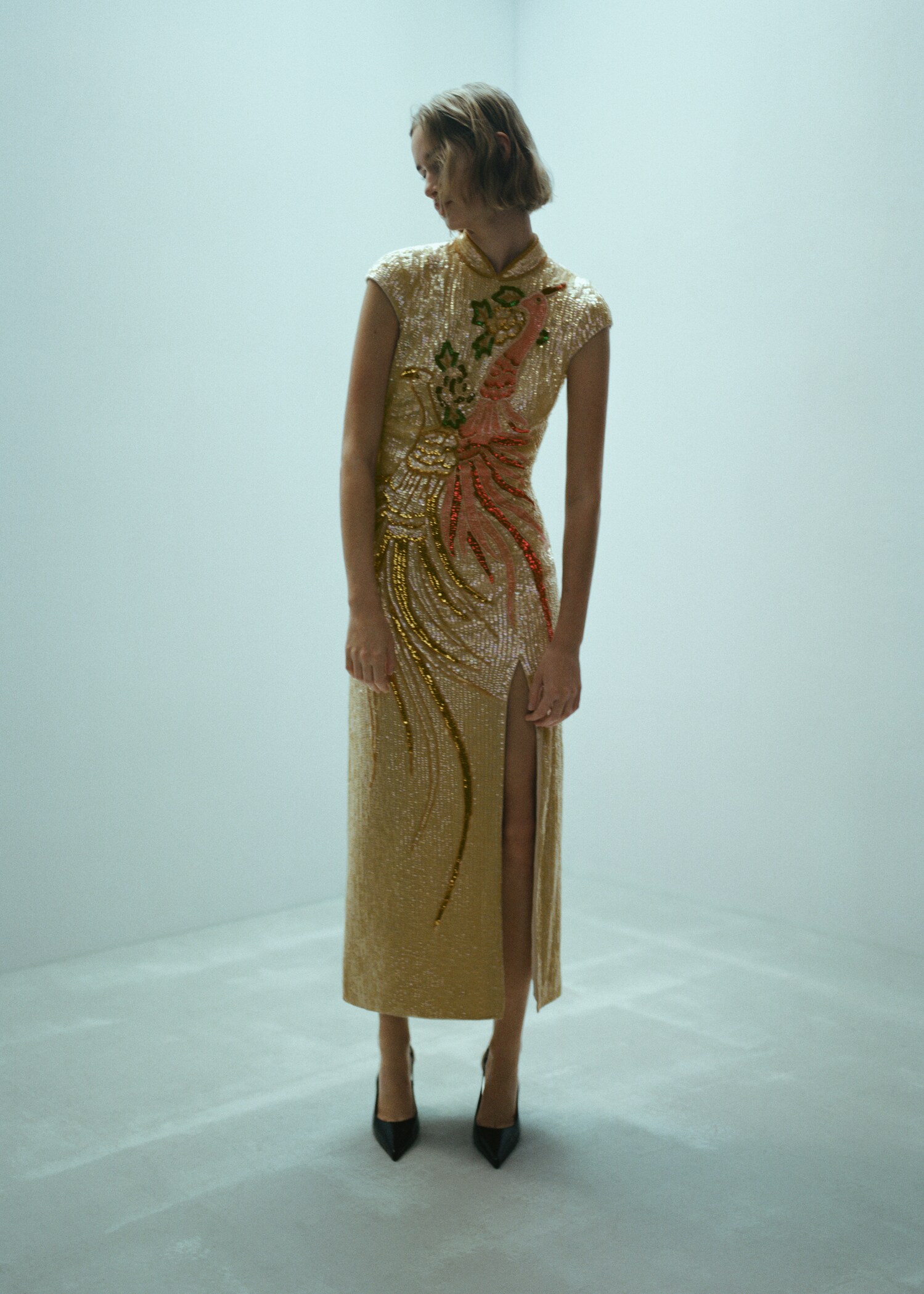 Vestido diseño bordado lentejuelas - Detalle del artículo 6