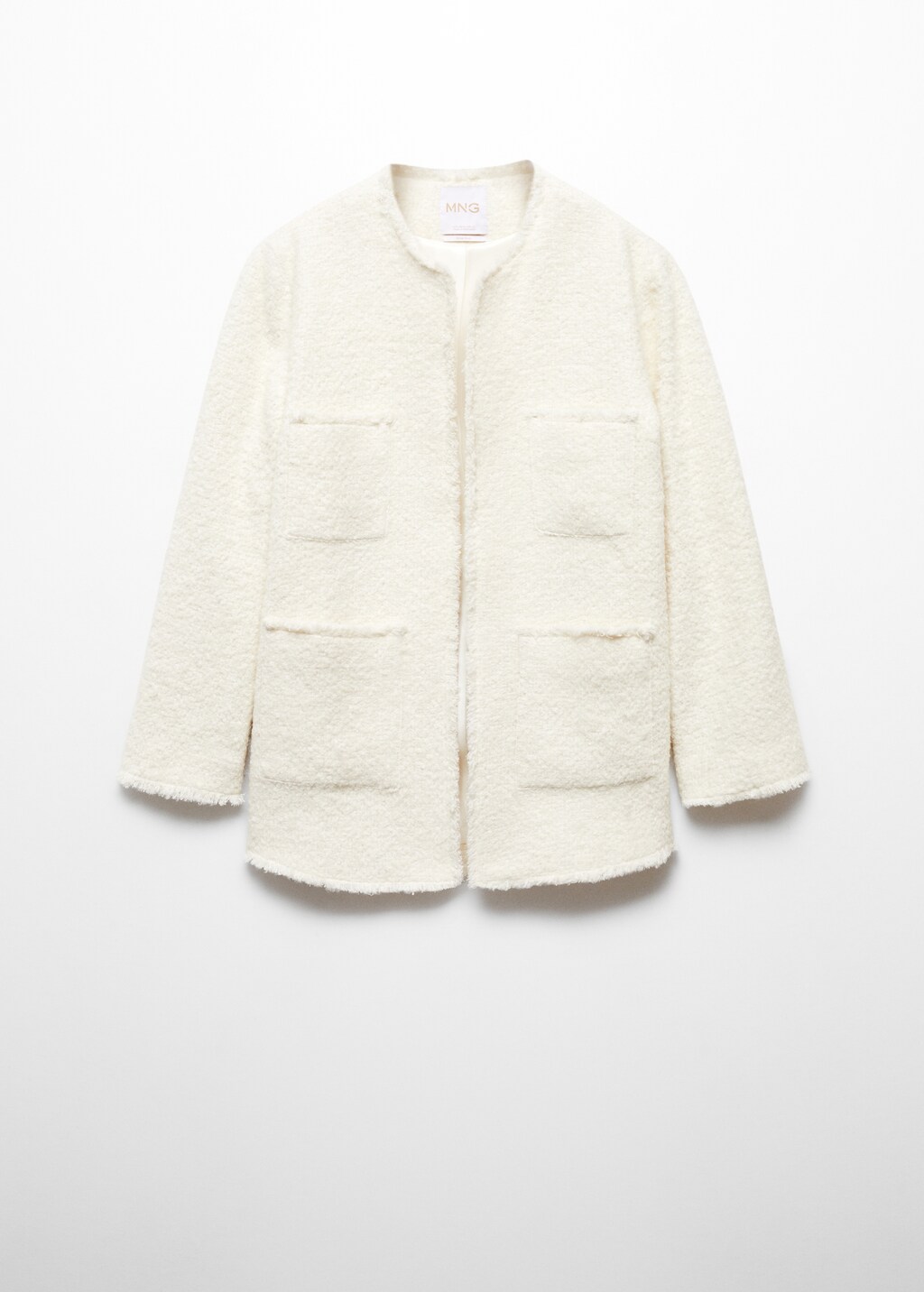 ジャケット ETMON CutOff Pocket Tweed Jacket, Ivory Etmon-Cut-Off Pocket Tweed Jacket, Ivory│삼성물산 온라인몰