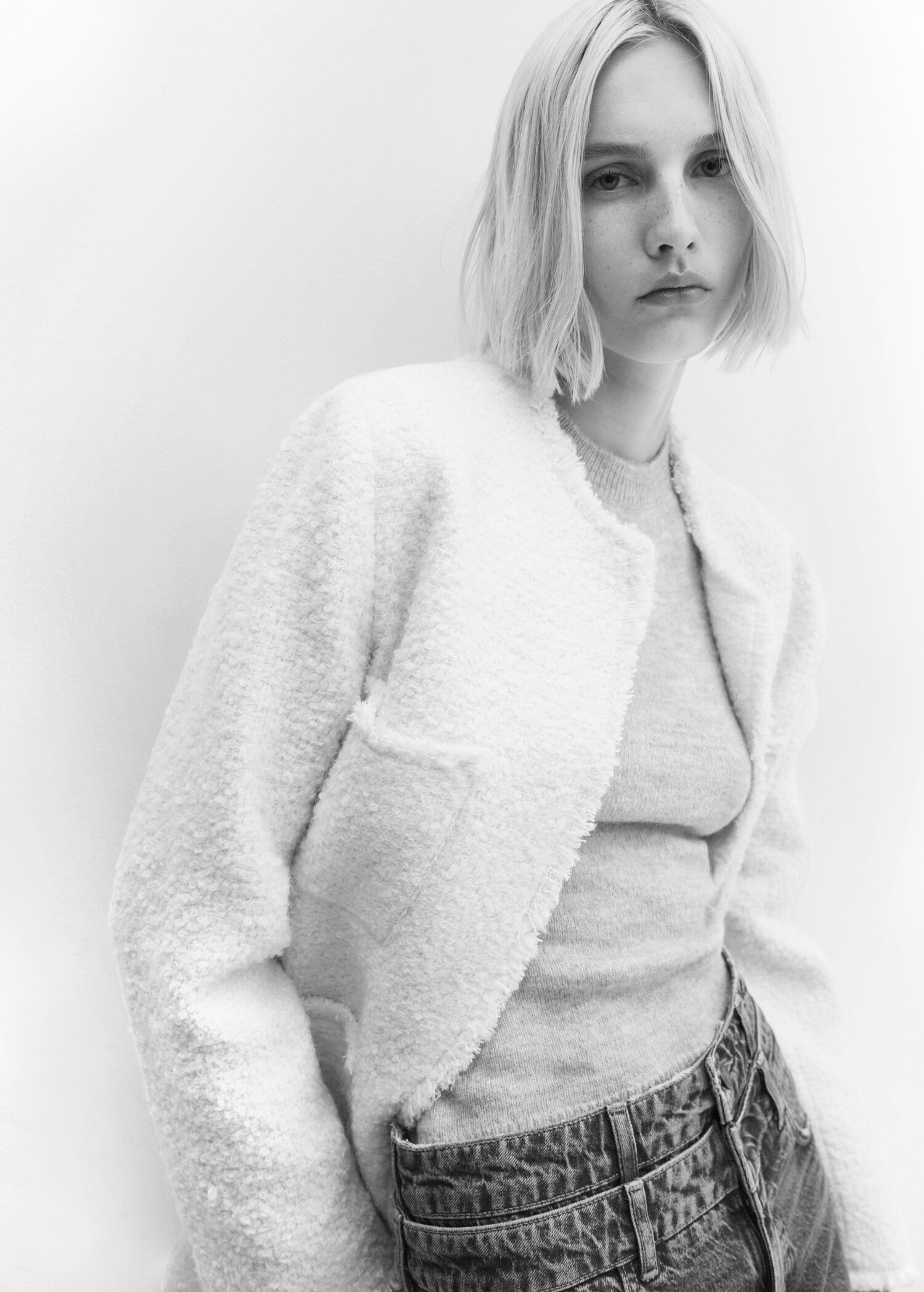 Pocket tweed jacket - Details of the article 2