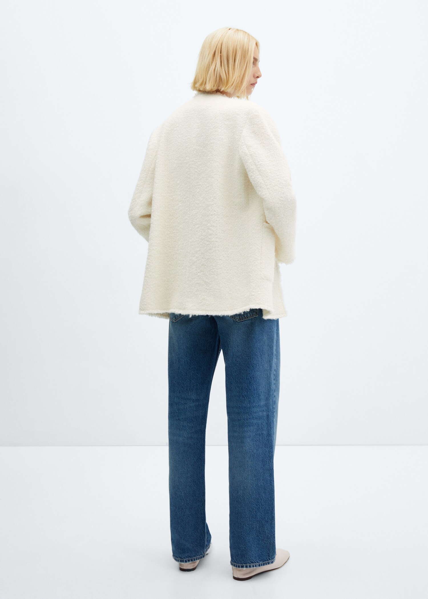 Pocket tweed jacket - Reverse of the article