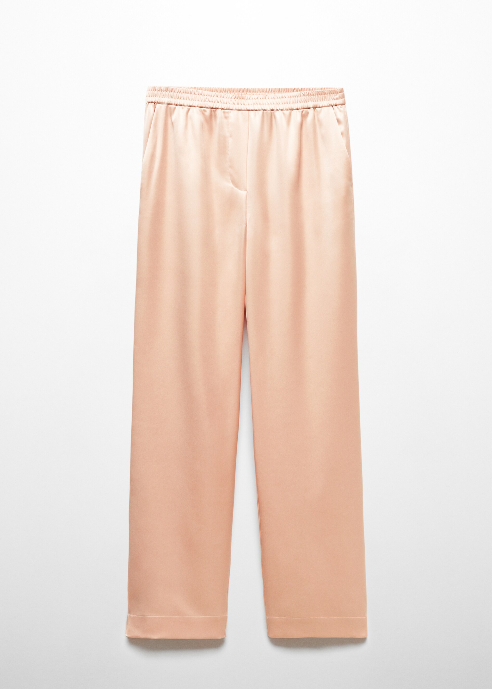 Pantalon satiné taille élastique - Article sans modèle