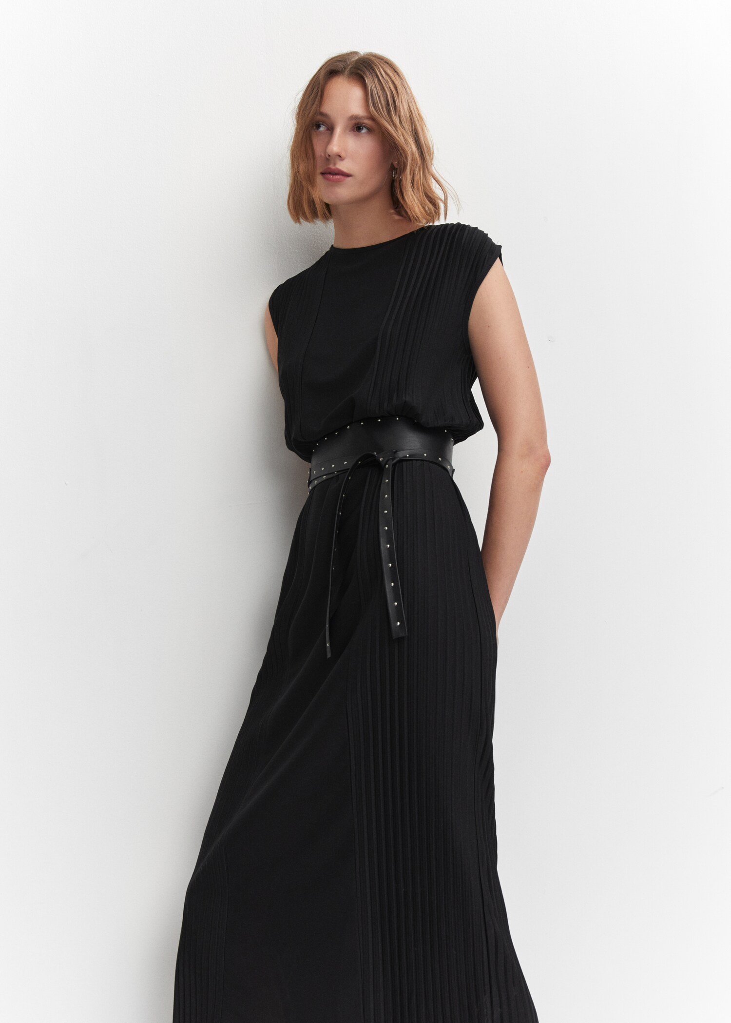 Vestido detalles plisados - Detalle del artículo 2