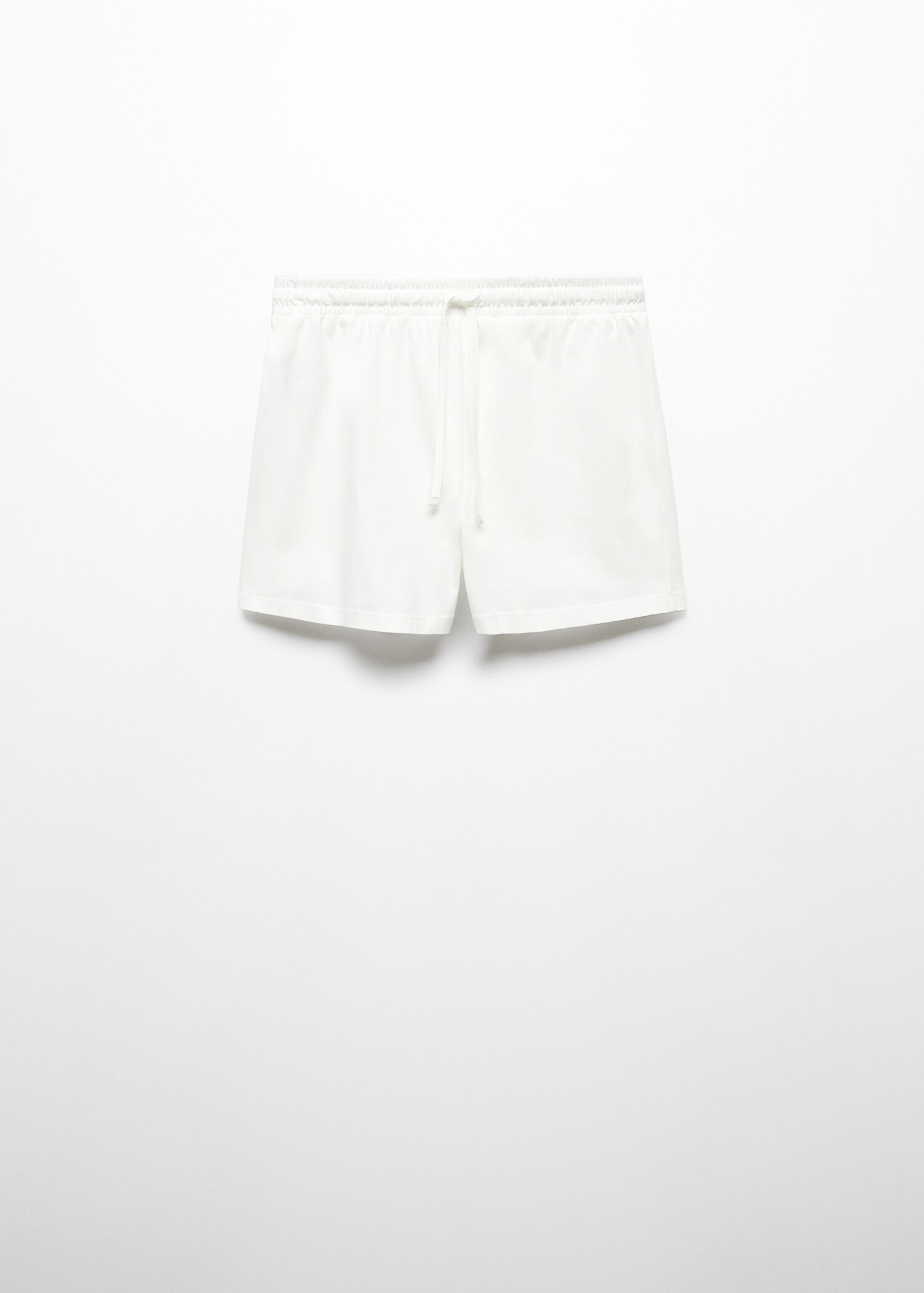 Cotton shorts with elastic waist - Article without model