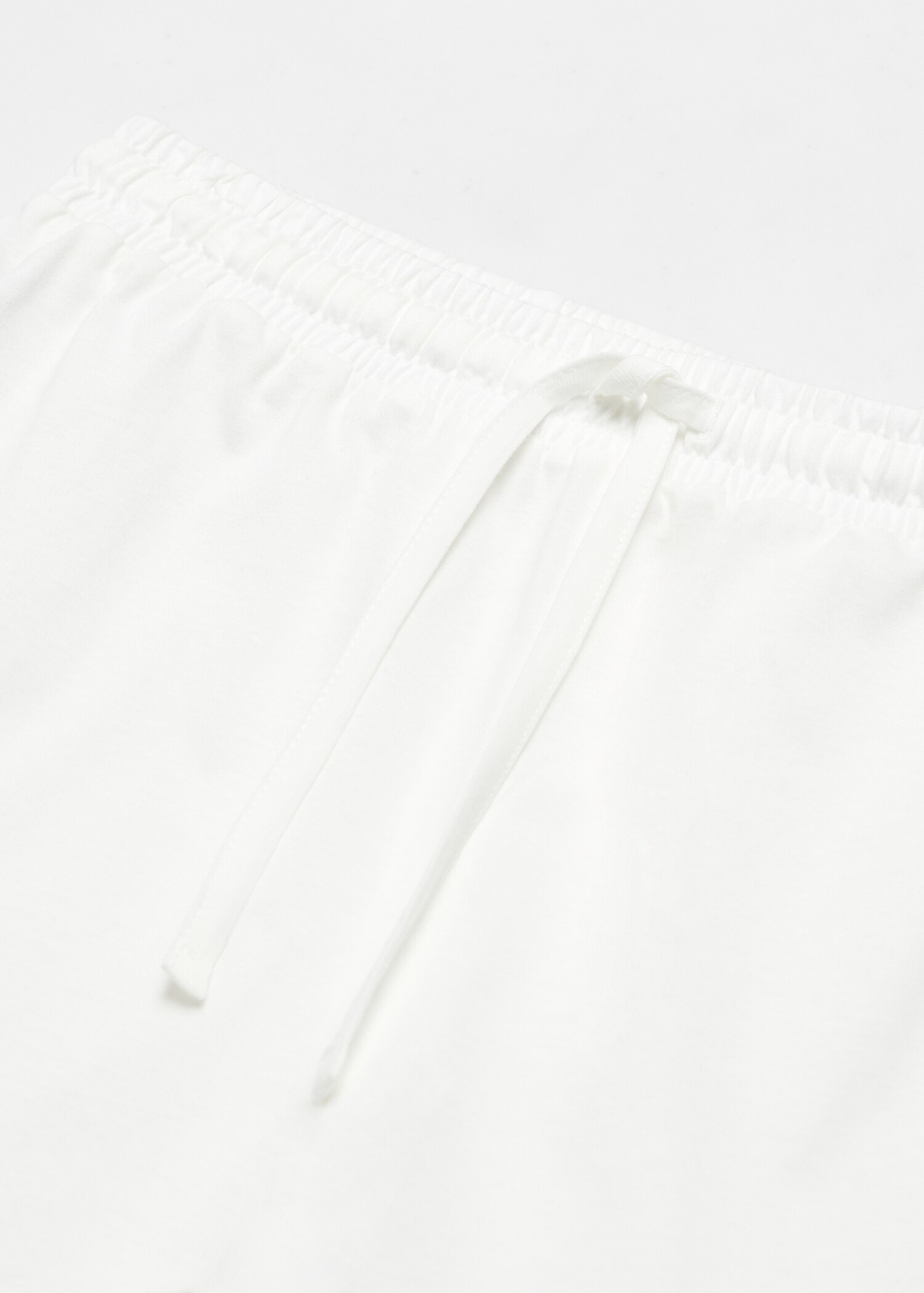 Cotton shorts with elastic waist - Details of the article 8