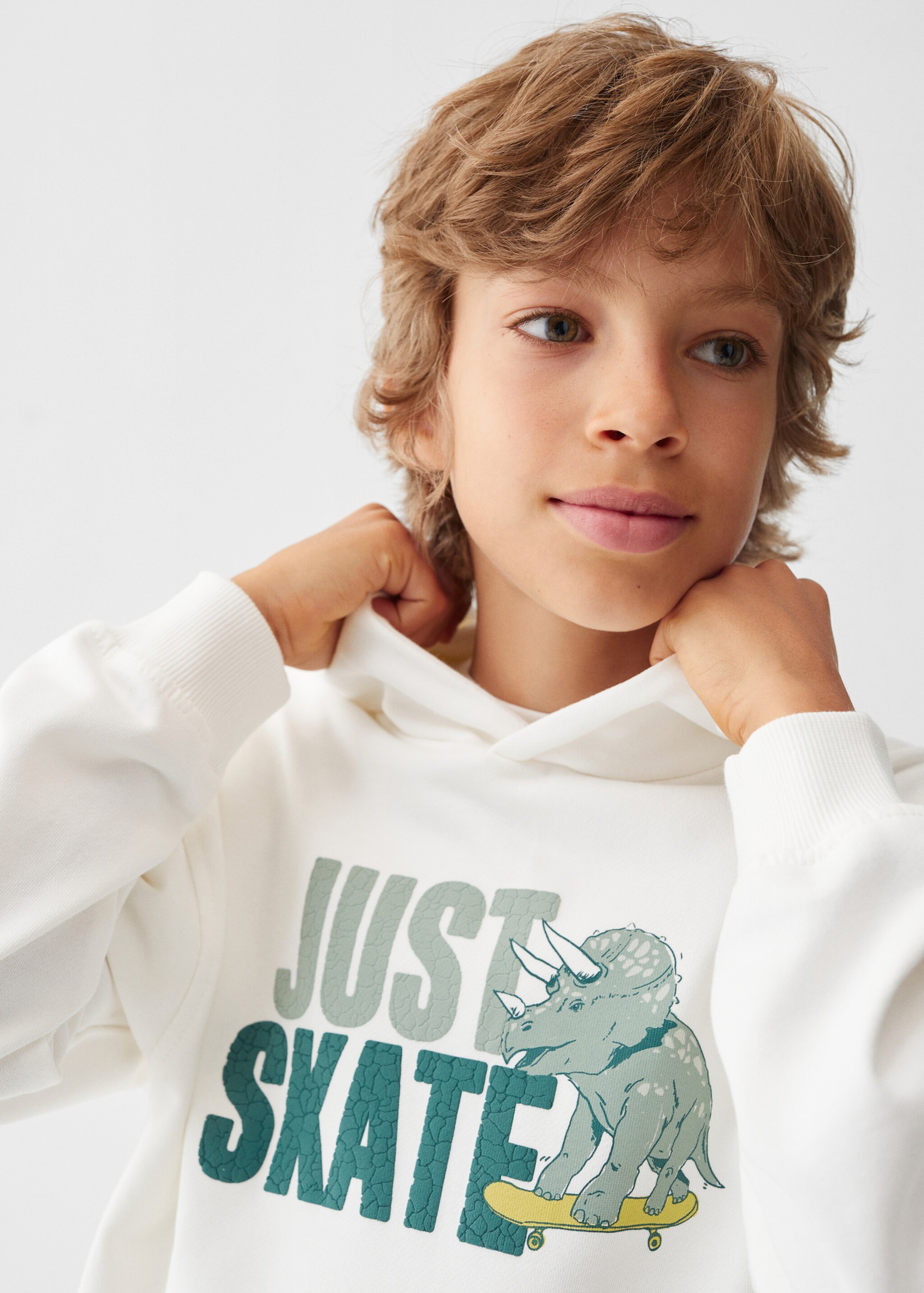 Printed cotton sweatshirt - Details of the article 1