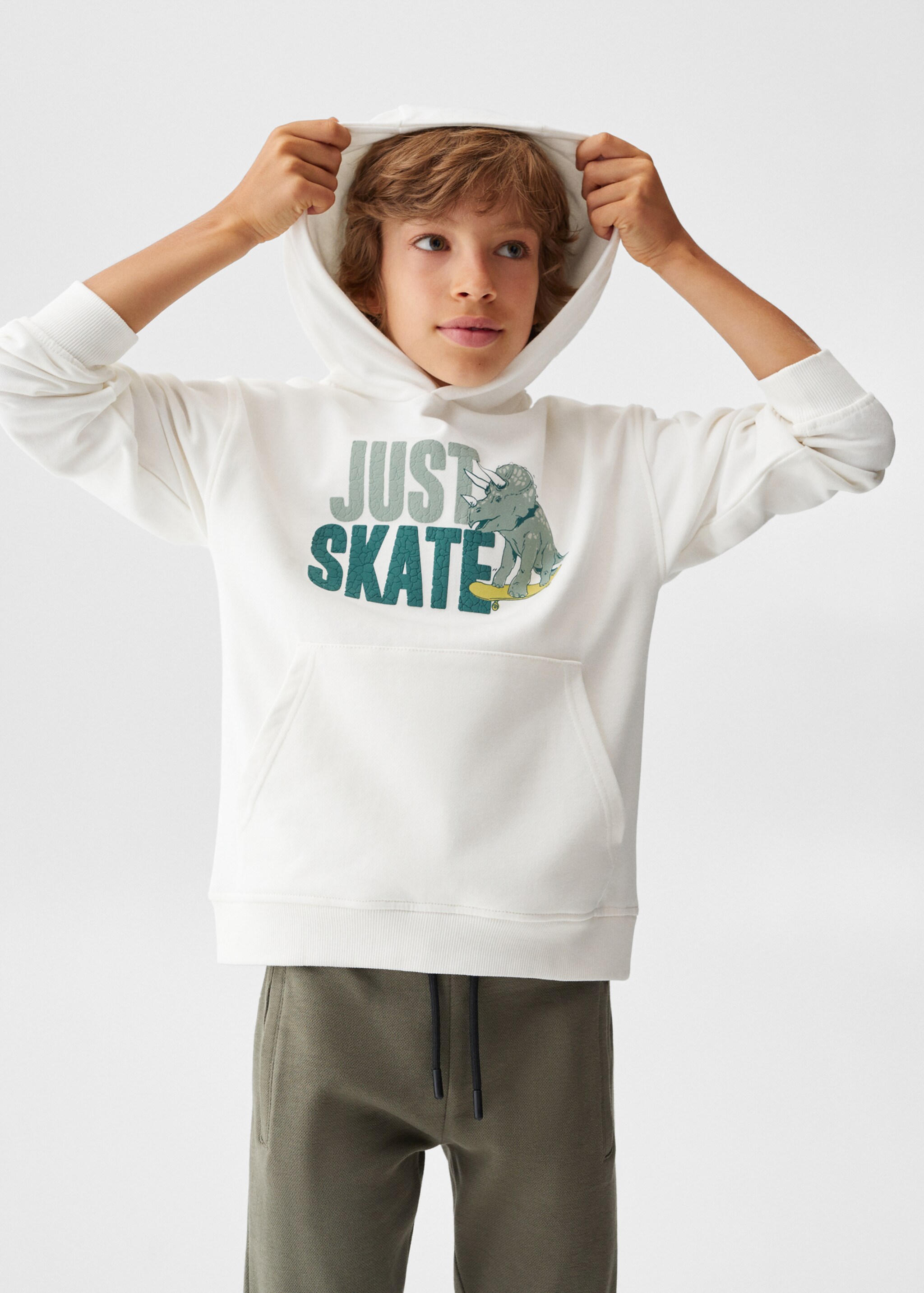 Printed cotton sweatshirt - Details of the article 2