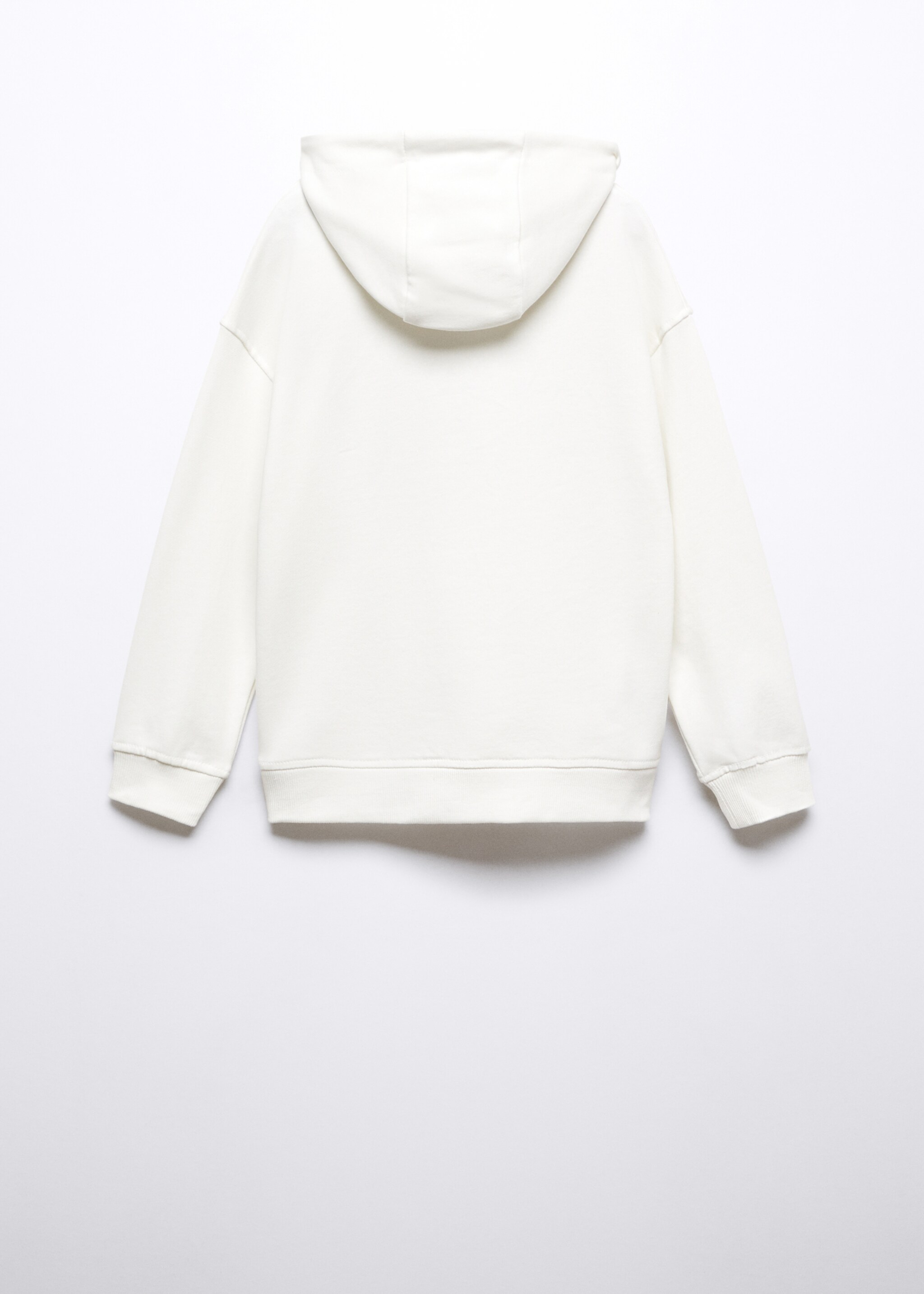 Printed cotton sweatshirt - Reverse of the article
