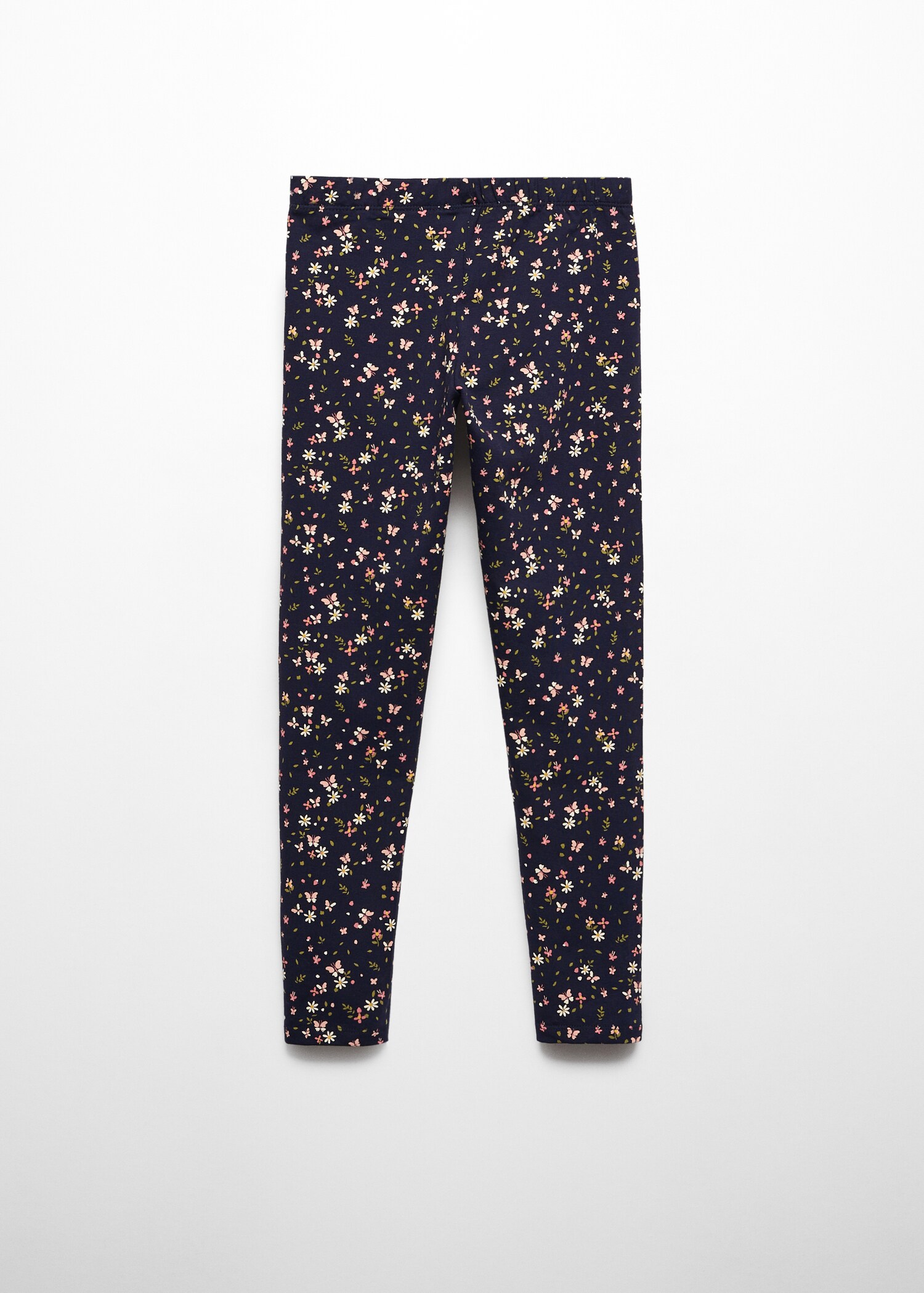 Printed cotton leggings - Reverse of the article