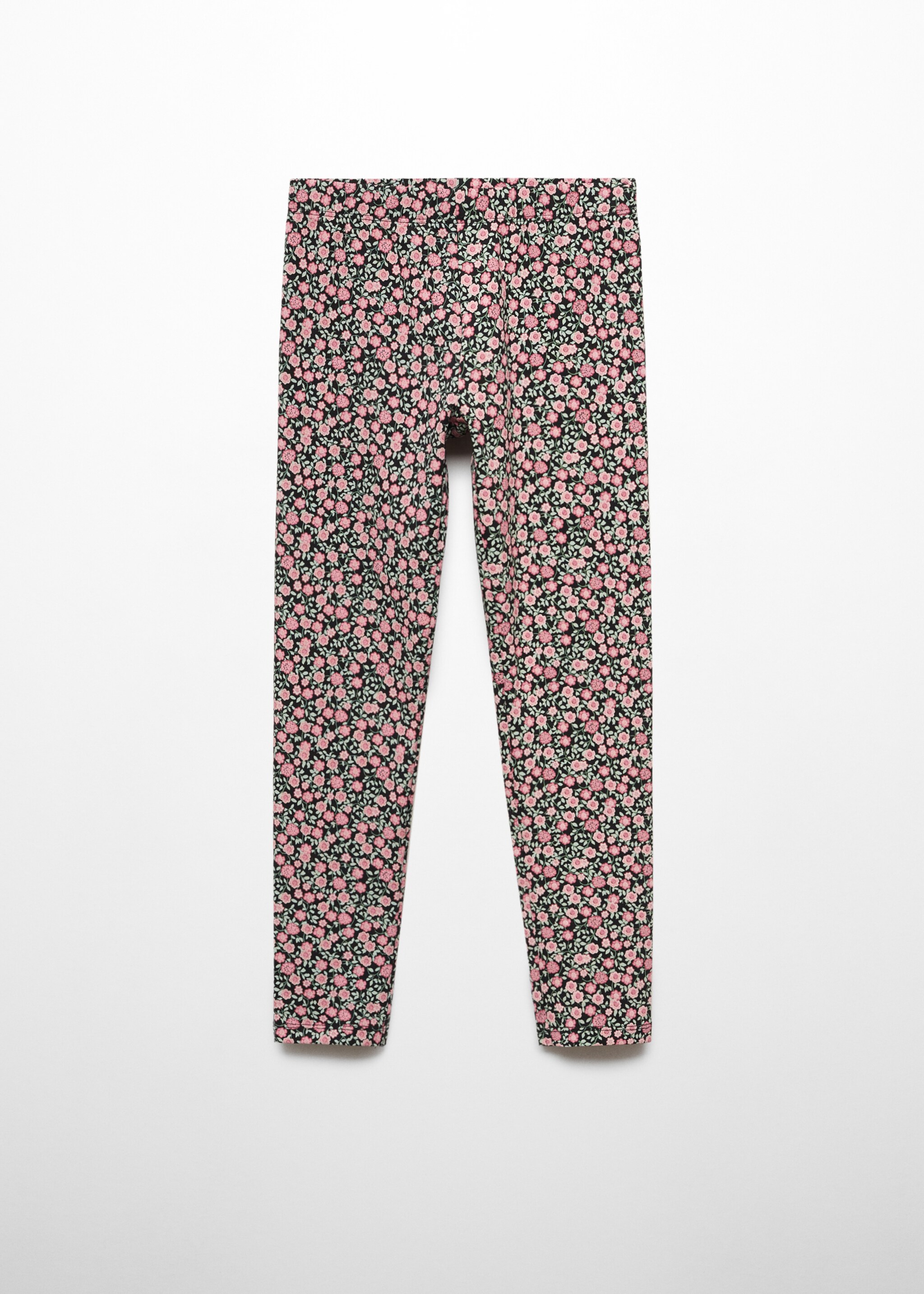 Printed cotton leggings - Article without model, Purple. Ref: 57092520-00.