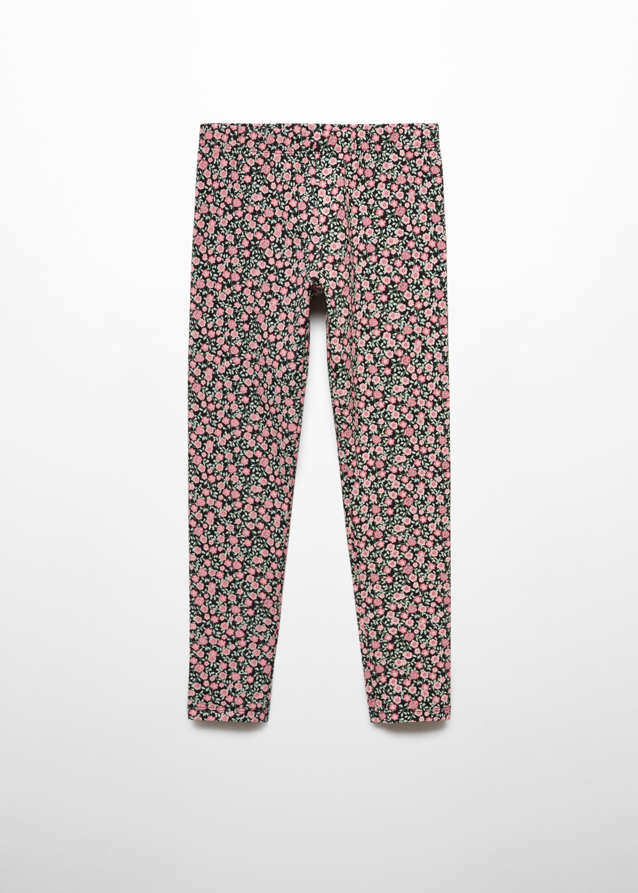 Printed cotton leggings - Reverse of the article, Purple. Ref: 57092520-00.