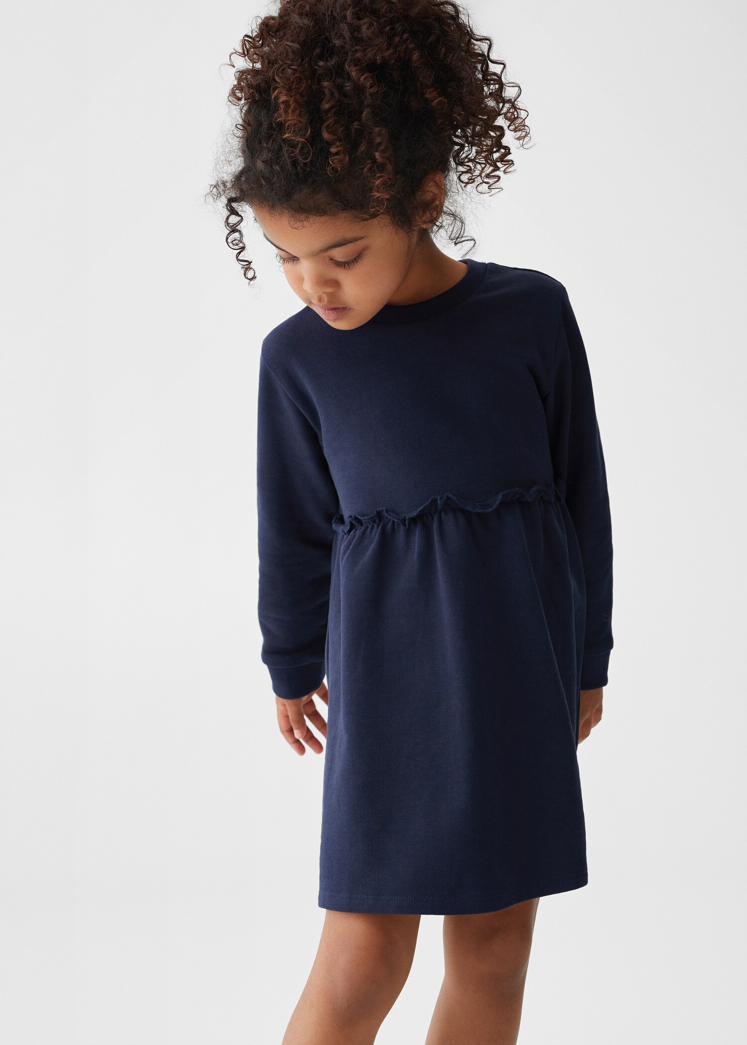 Kleid aus 100 % Baumwolle - Mittlere Ansicht