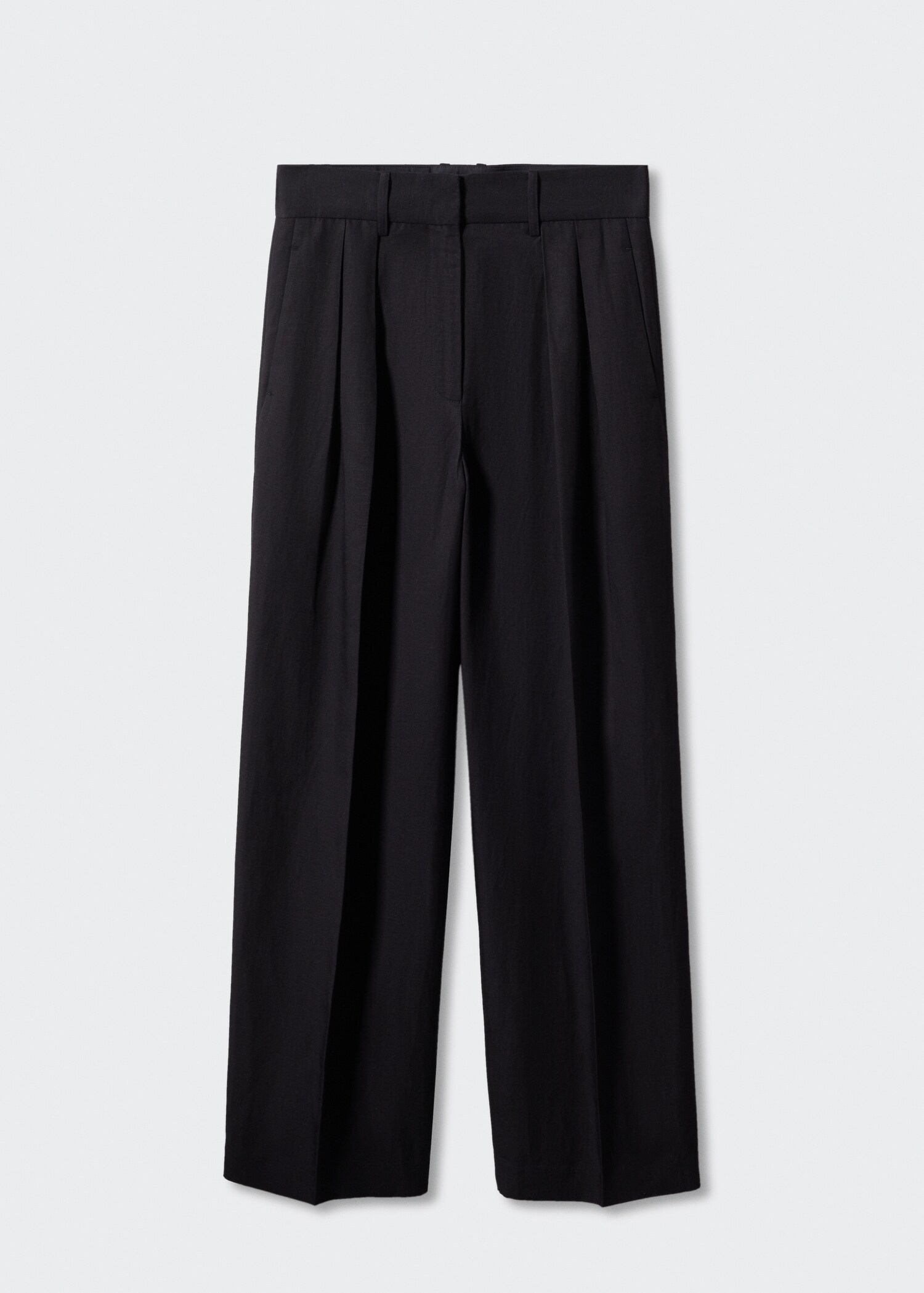 Wideleg pleated trousers - Article without model