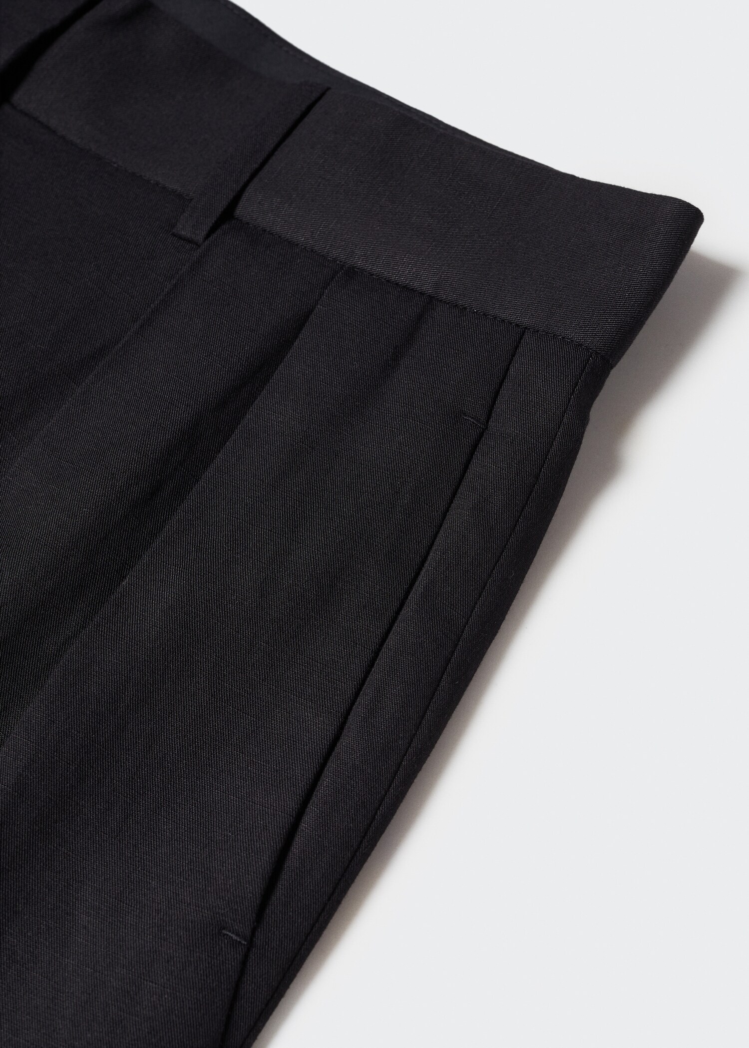 Wideleg pleated trousers - Details of the article 8
