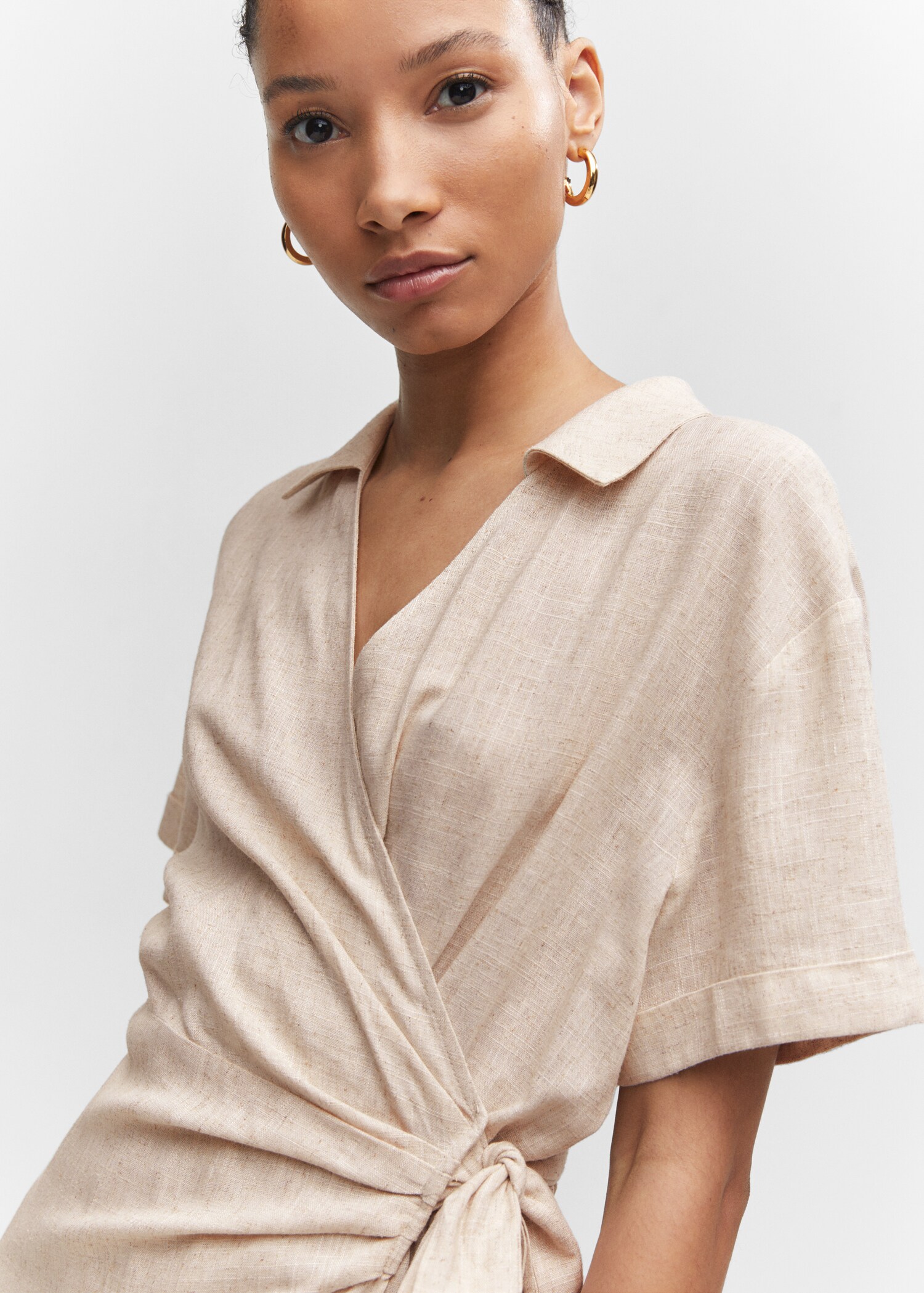 Bow wrap jumpsuit - Details of the article 1