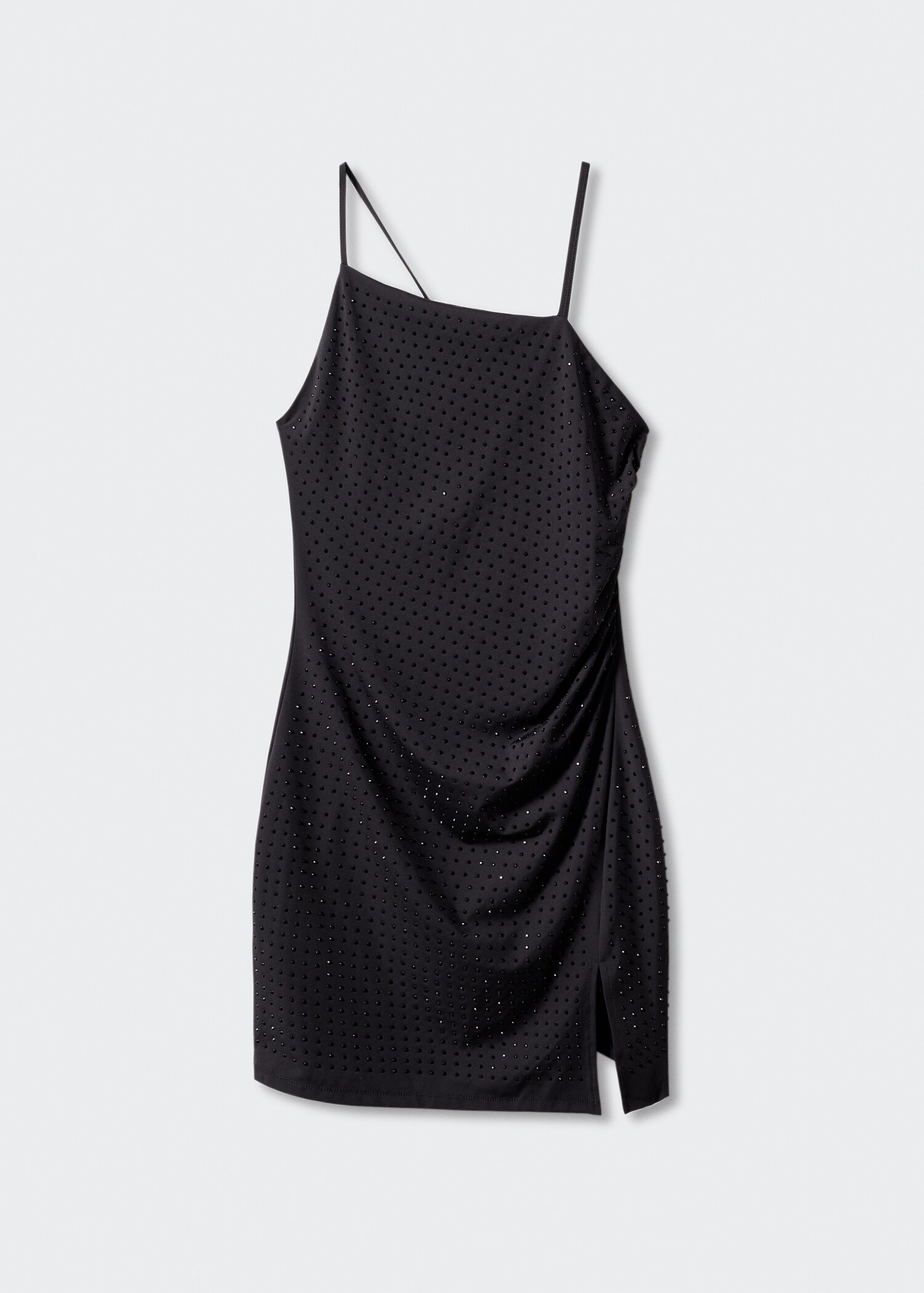 Asymmetrical rhinestone dress - Article without model
