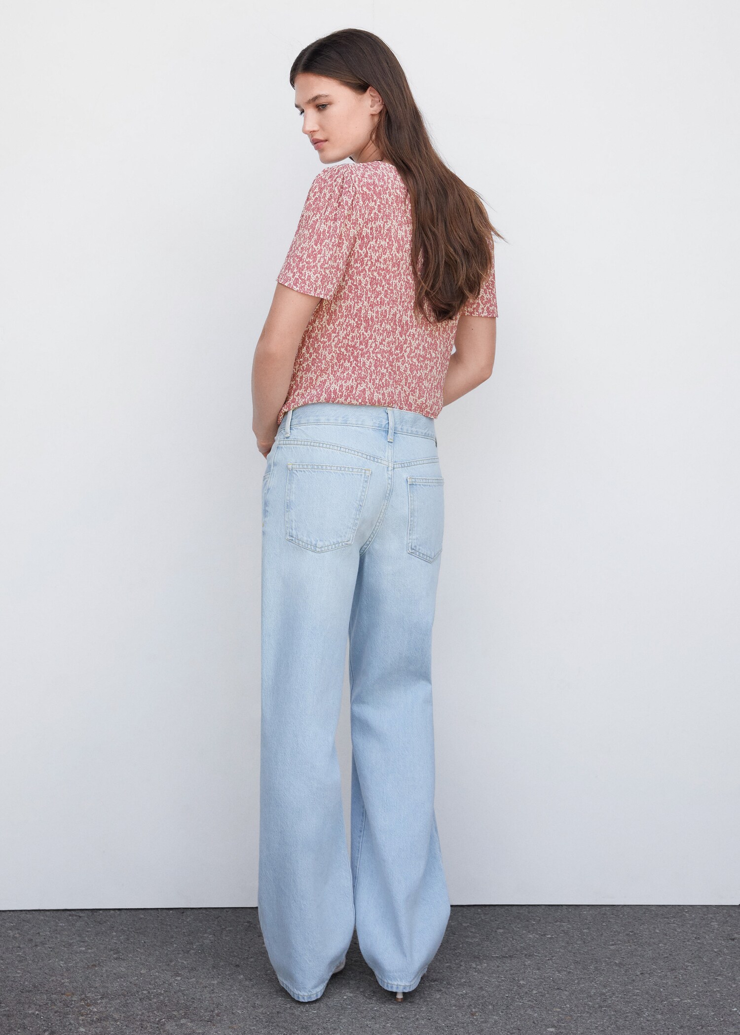 Blusa textura nudo - Reverso del artículo