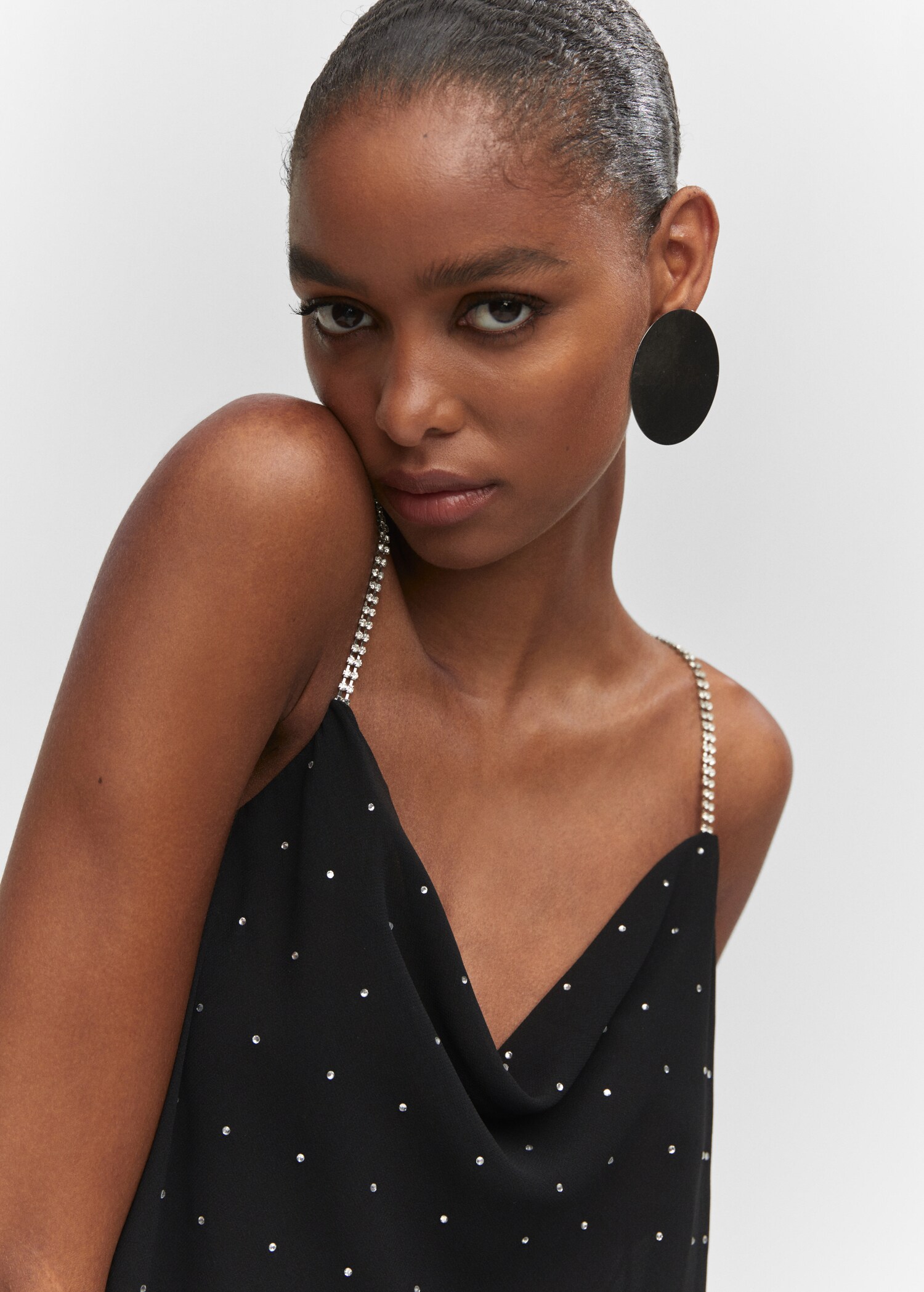 Top strass col drapé - Détail de l'article 1