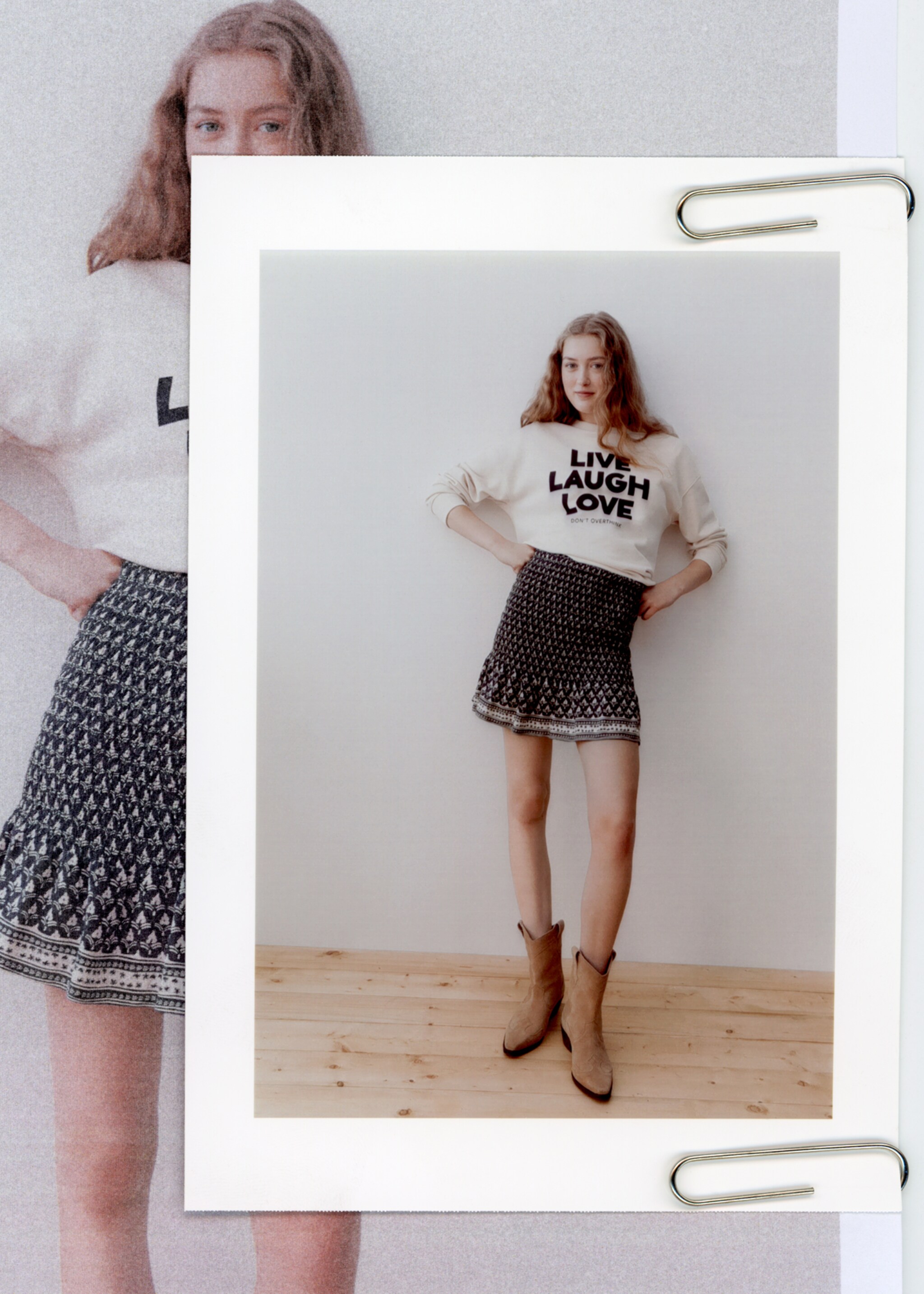 Falda estampada fruncida - Detalle del artículo 5