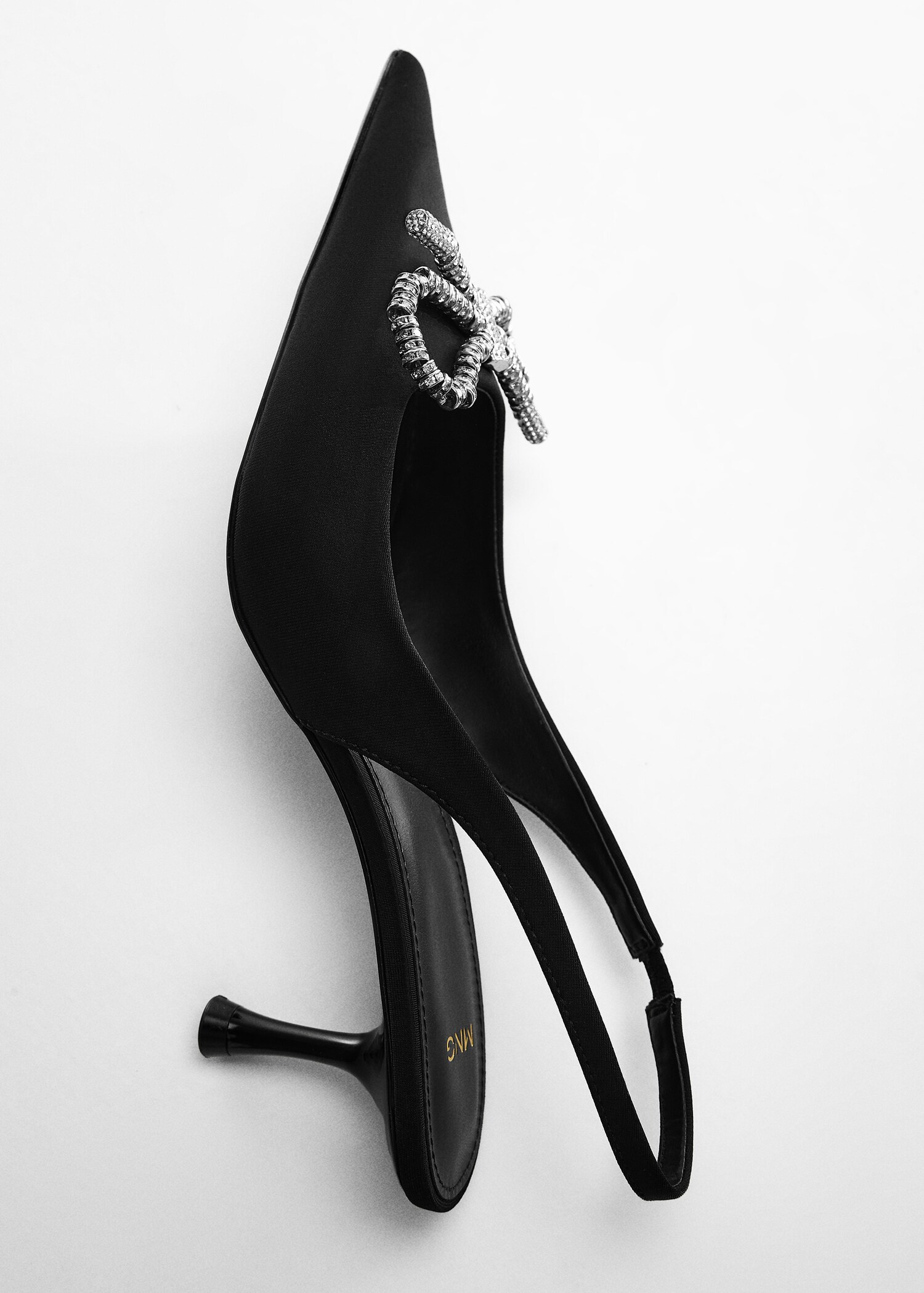 Shoes with rhinestone bow detail - Details of the article 5