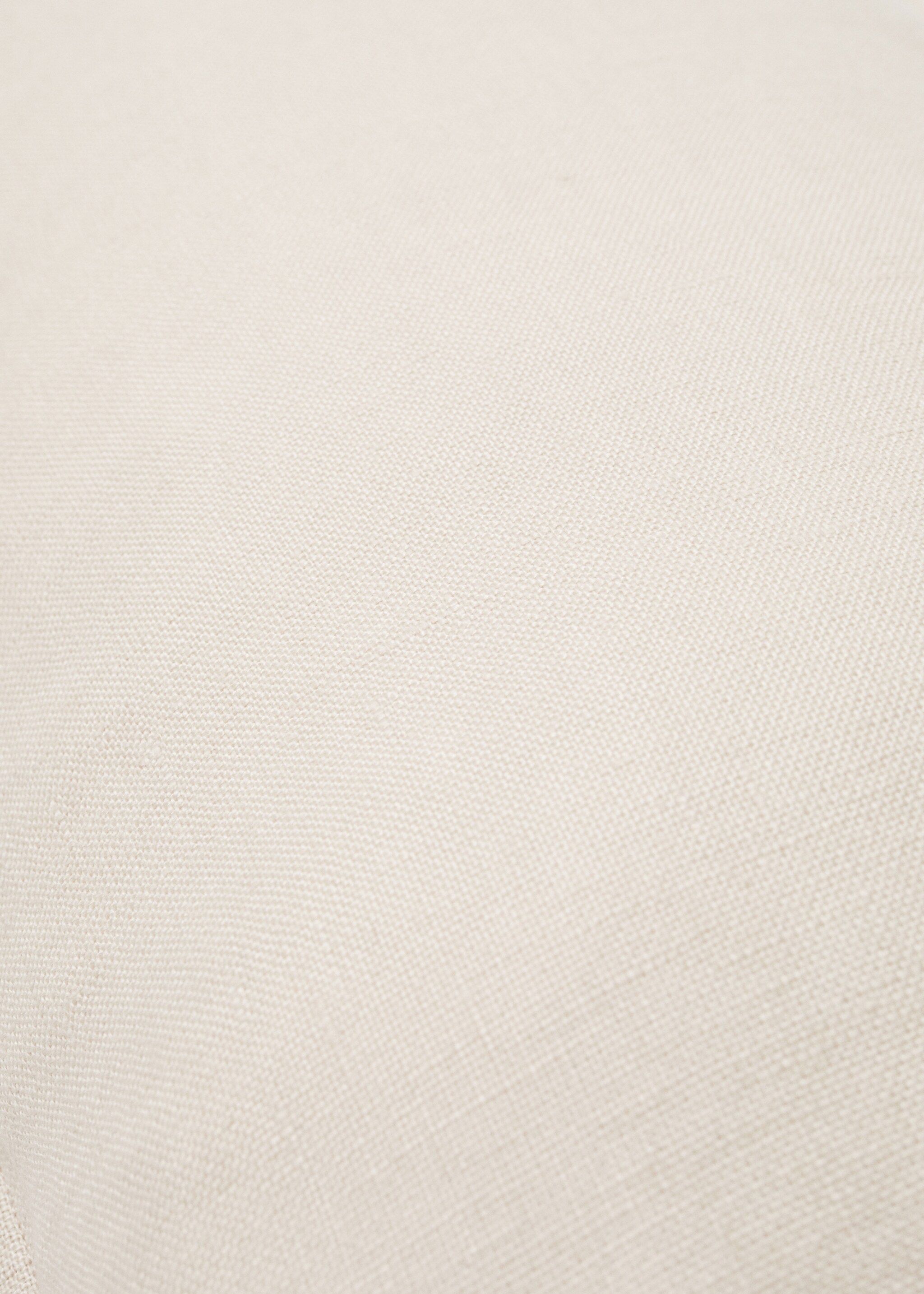 Unifarbener Kissenbezug aus 100 % Leinen 45 x 45 cm - Detail des Artikels 2