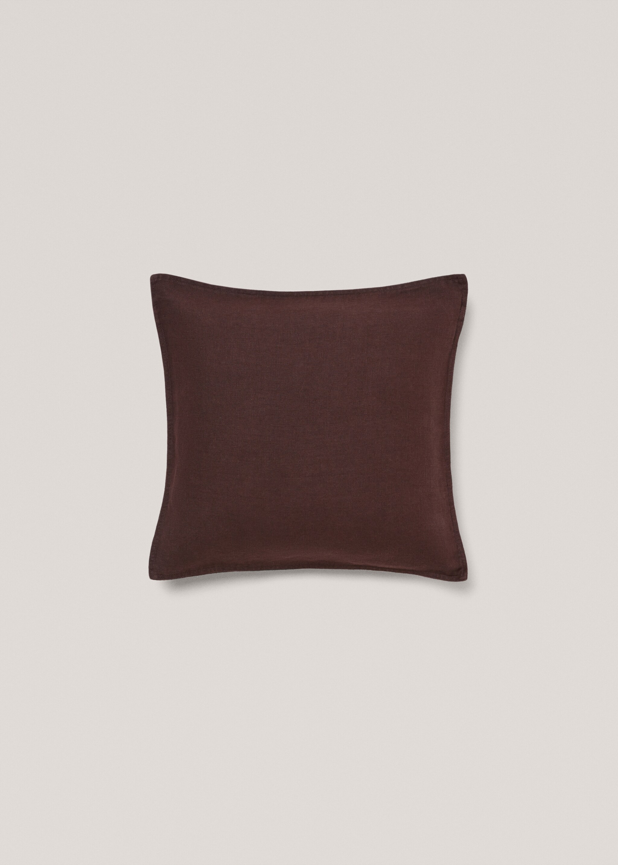 Jednobojna ukrasna jastučnica od 100 % lana 45 x 45 cm - Artikl bez modela