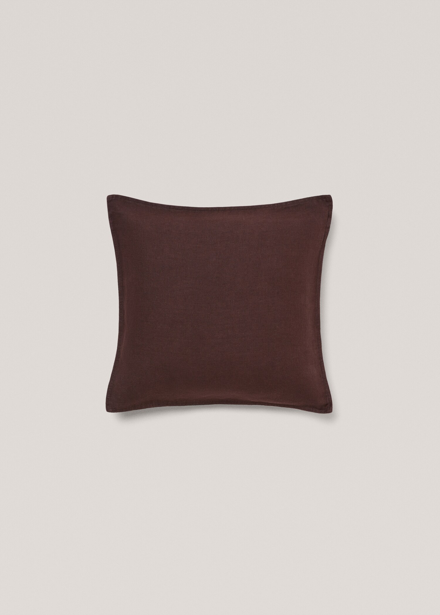 100% linen plain cushion case 45x45cm - Article without model