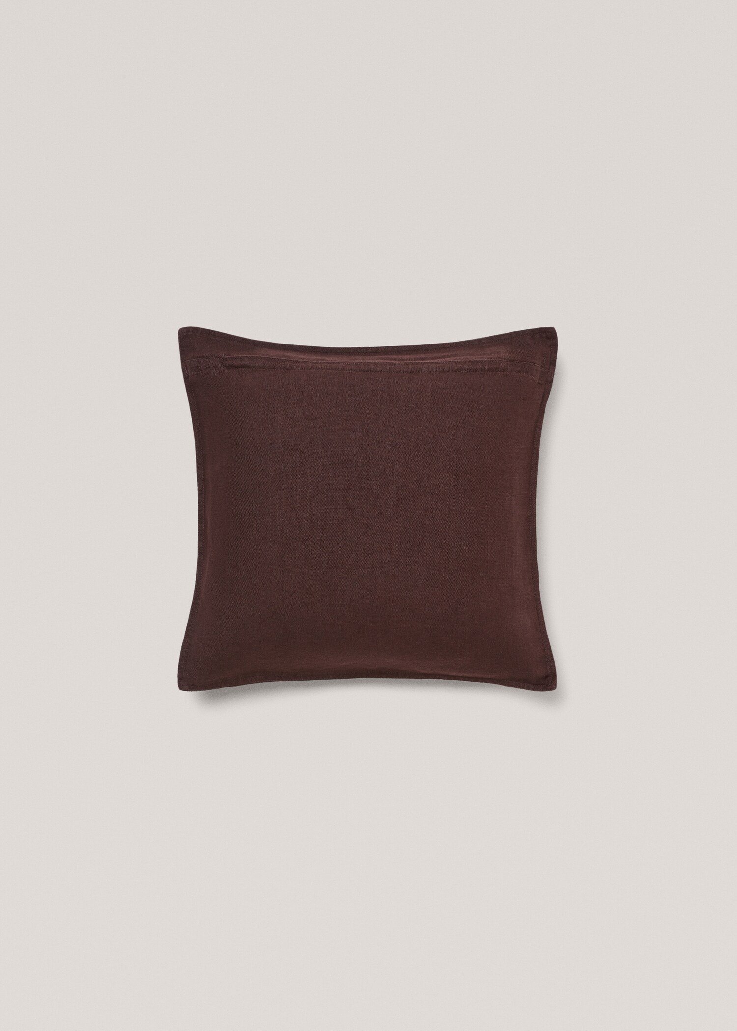 100% linen plain cushion case 45x45cm - Details of the article 1