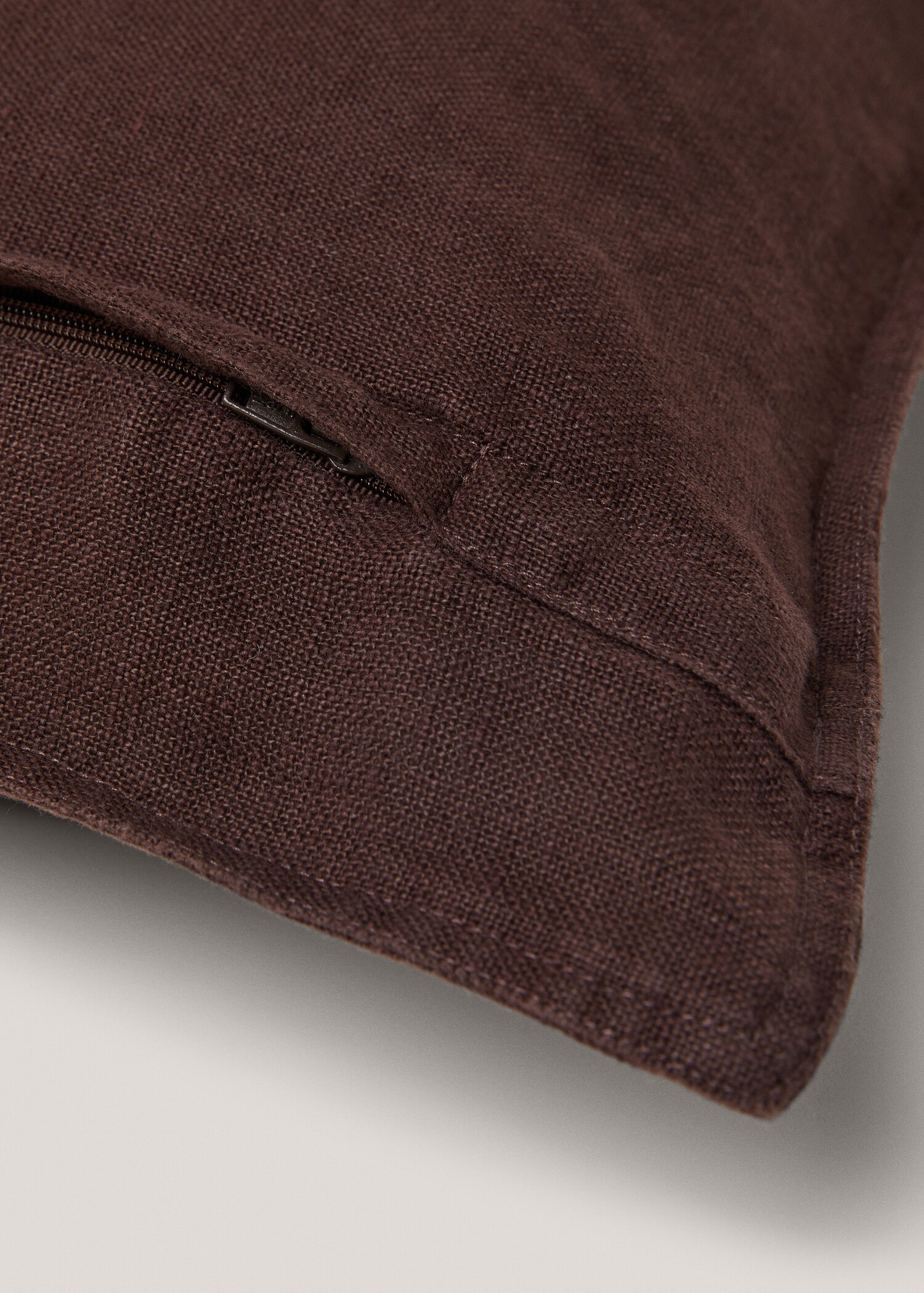 100% linen plain cushion case 45x45cm - Details of the article 3