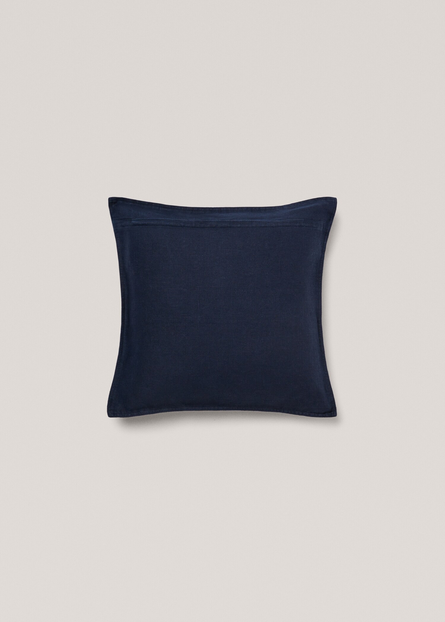 100% linen plain cushion case 45x45cm - Details of the article 1