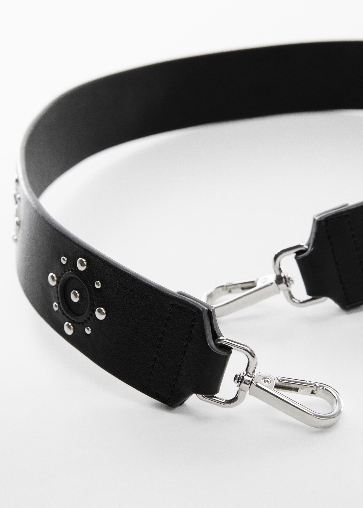 Leather-effect bag strap - Medium plane