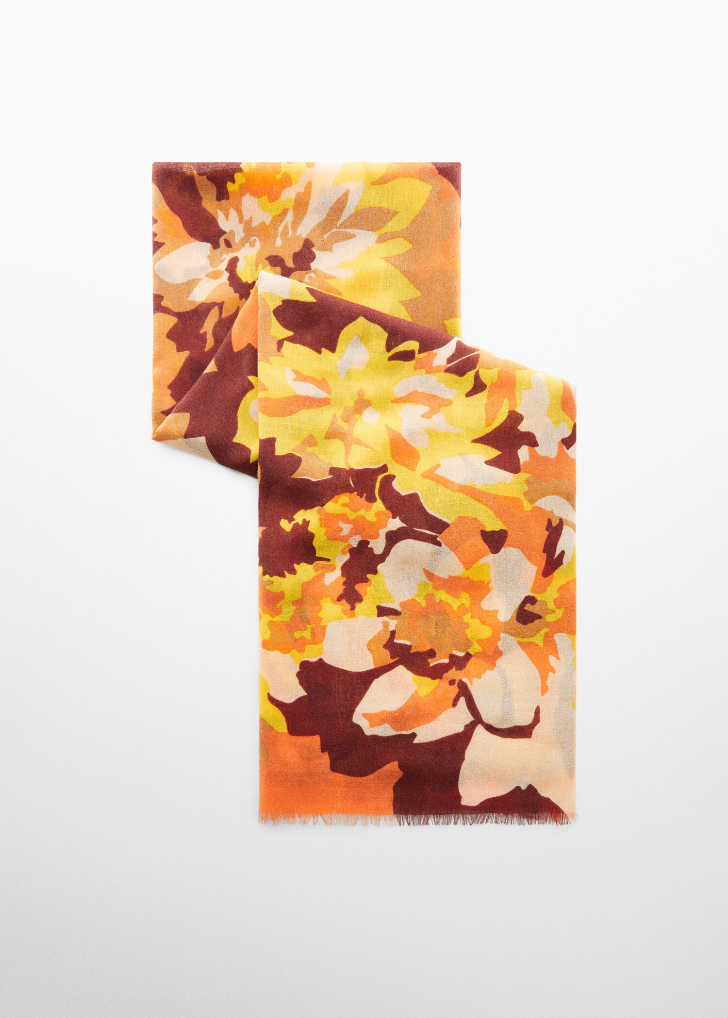 Floral print scarf - Article without model
