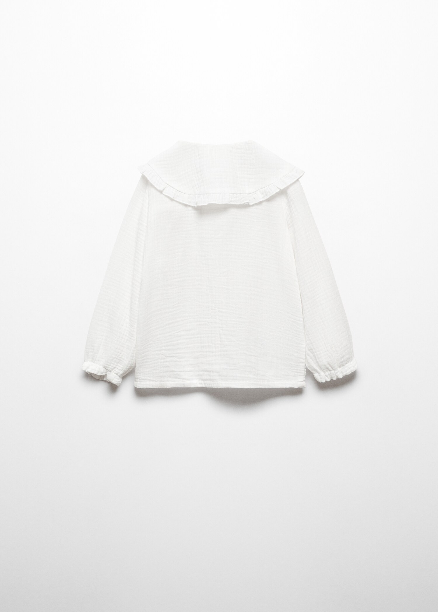 Babydoll collar blouse - Reverse of the article