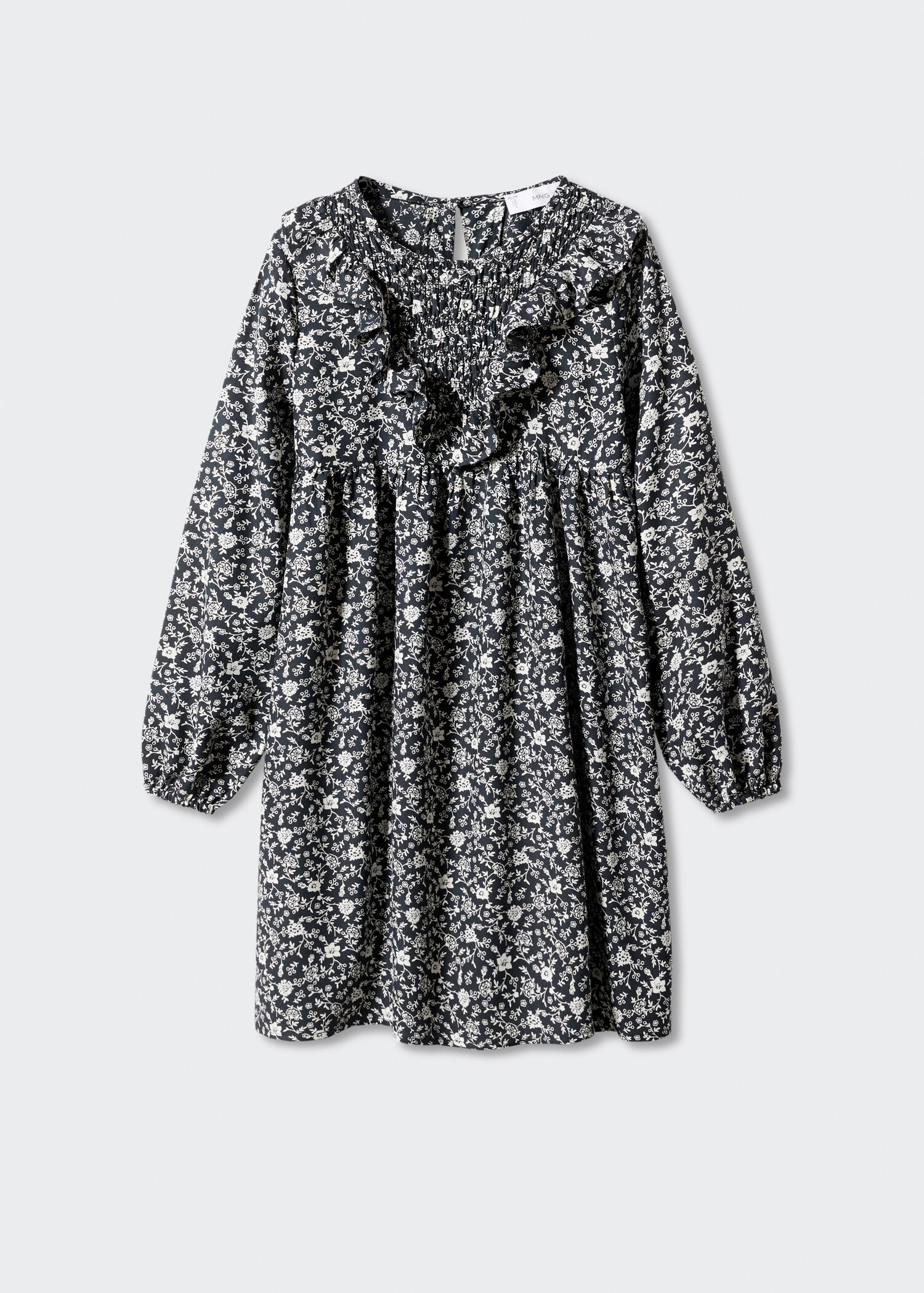 Vestido estampado volantes - Artículo sin modelo